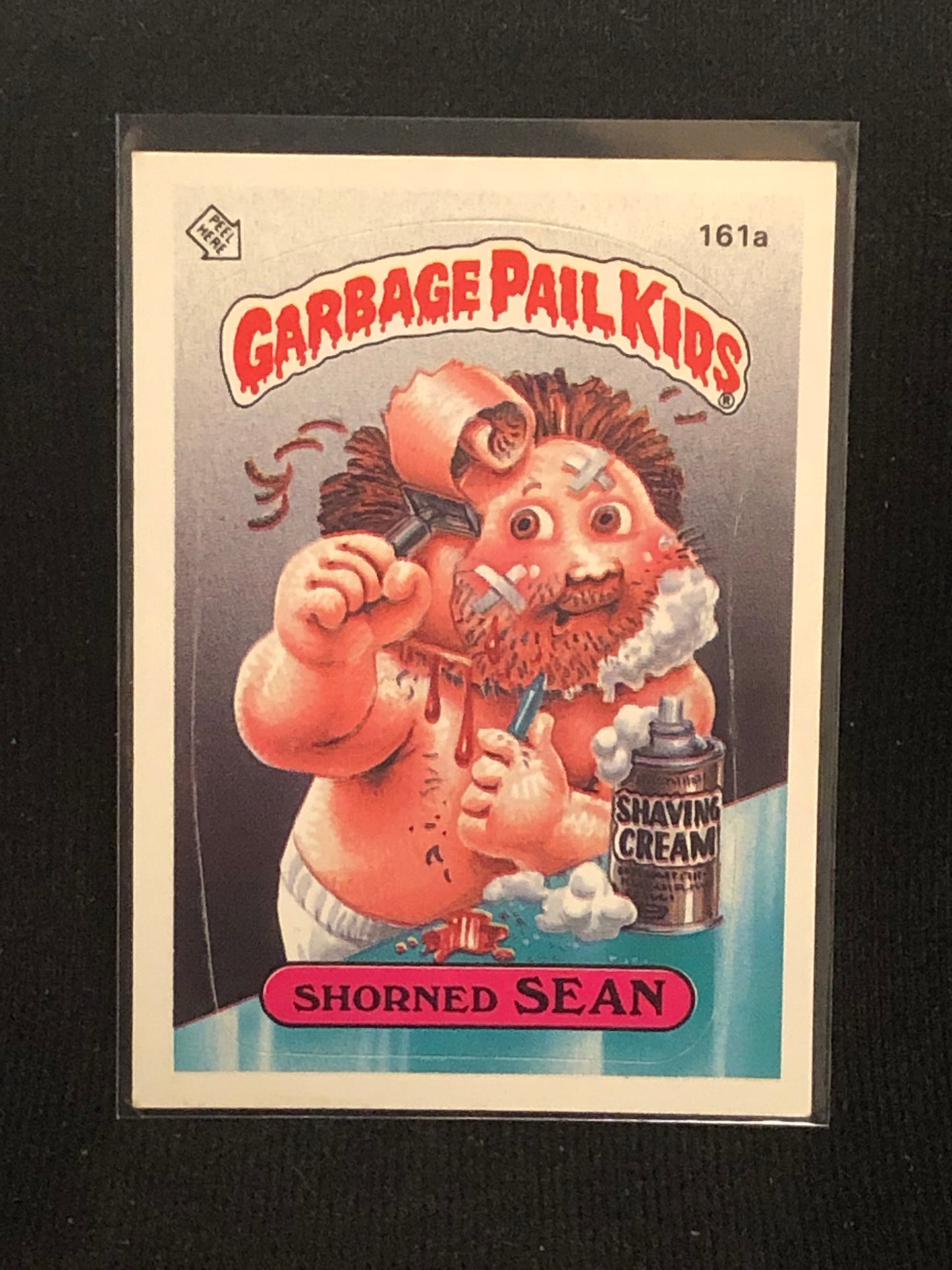 Garbage Pail Kids Original Series 4 (os4) 161a Shorned Sean