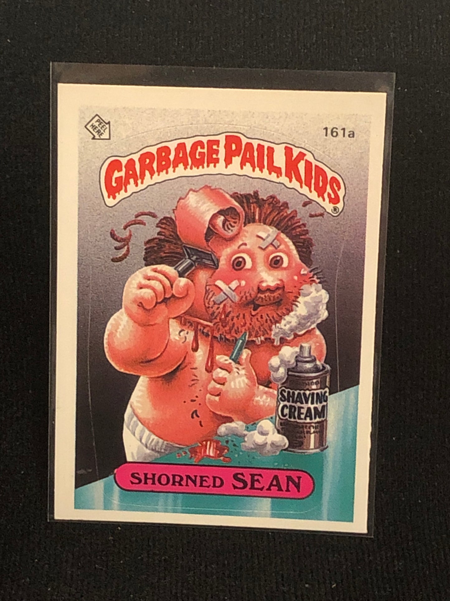 Garbage Pail Kids Original Series 4 (os4) 161a Shorned Sean