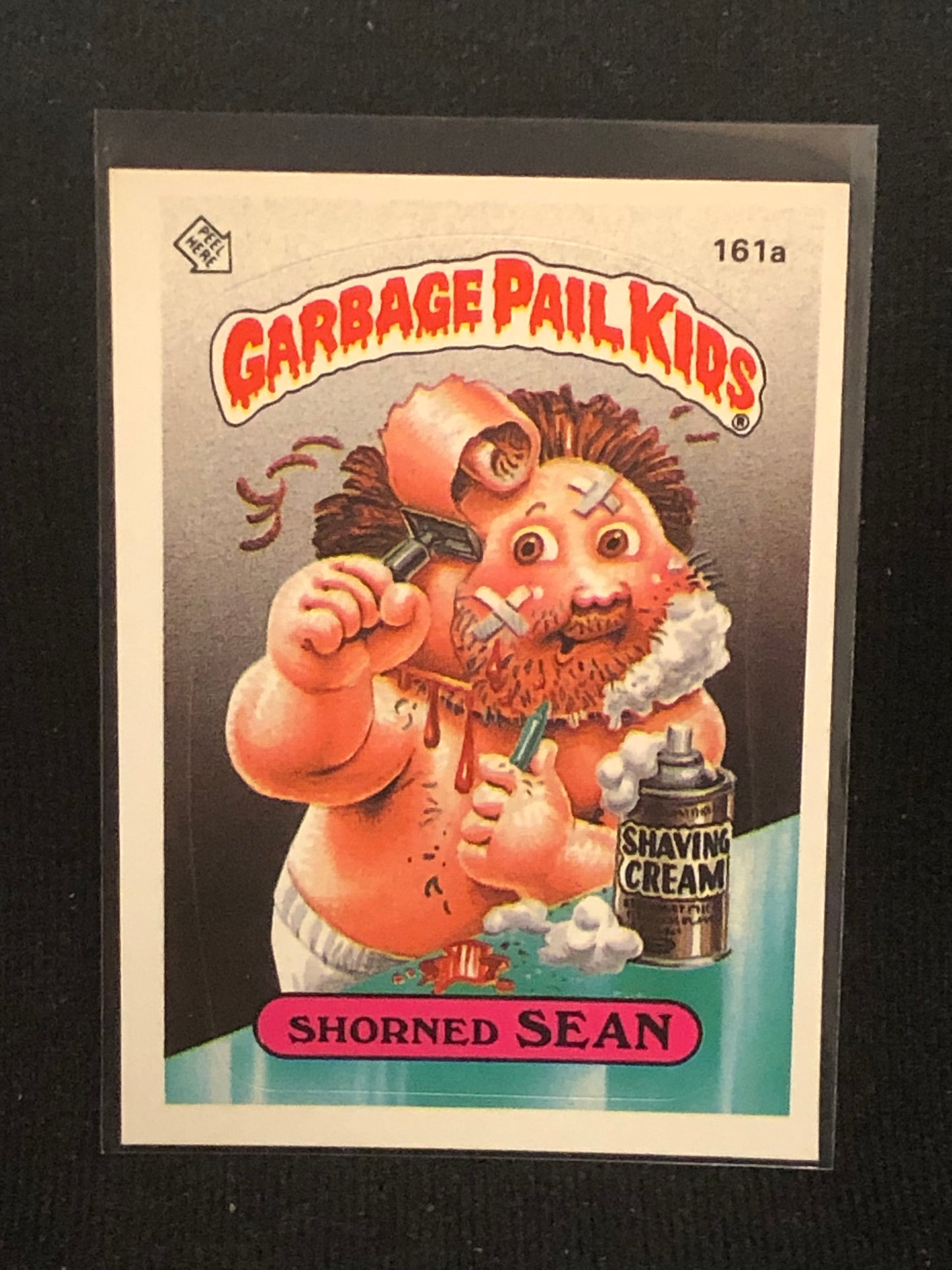 Garbage Pail Kids Original Series 4 (os4) 161a Shorned Sean