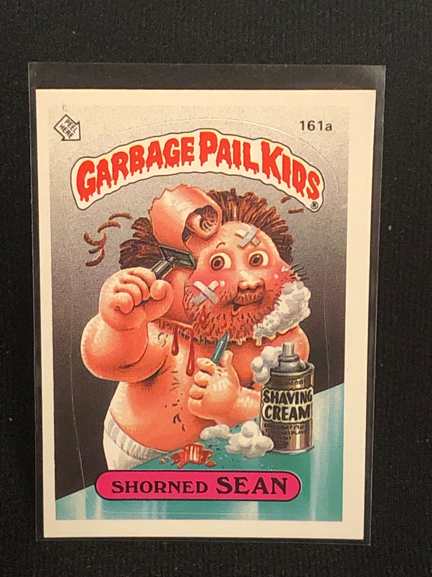 Garbage Pail Kids Original Series 4 (os4) 161a Shorned Sean