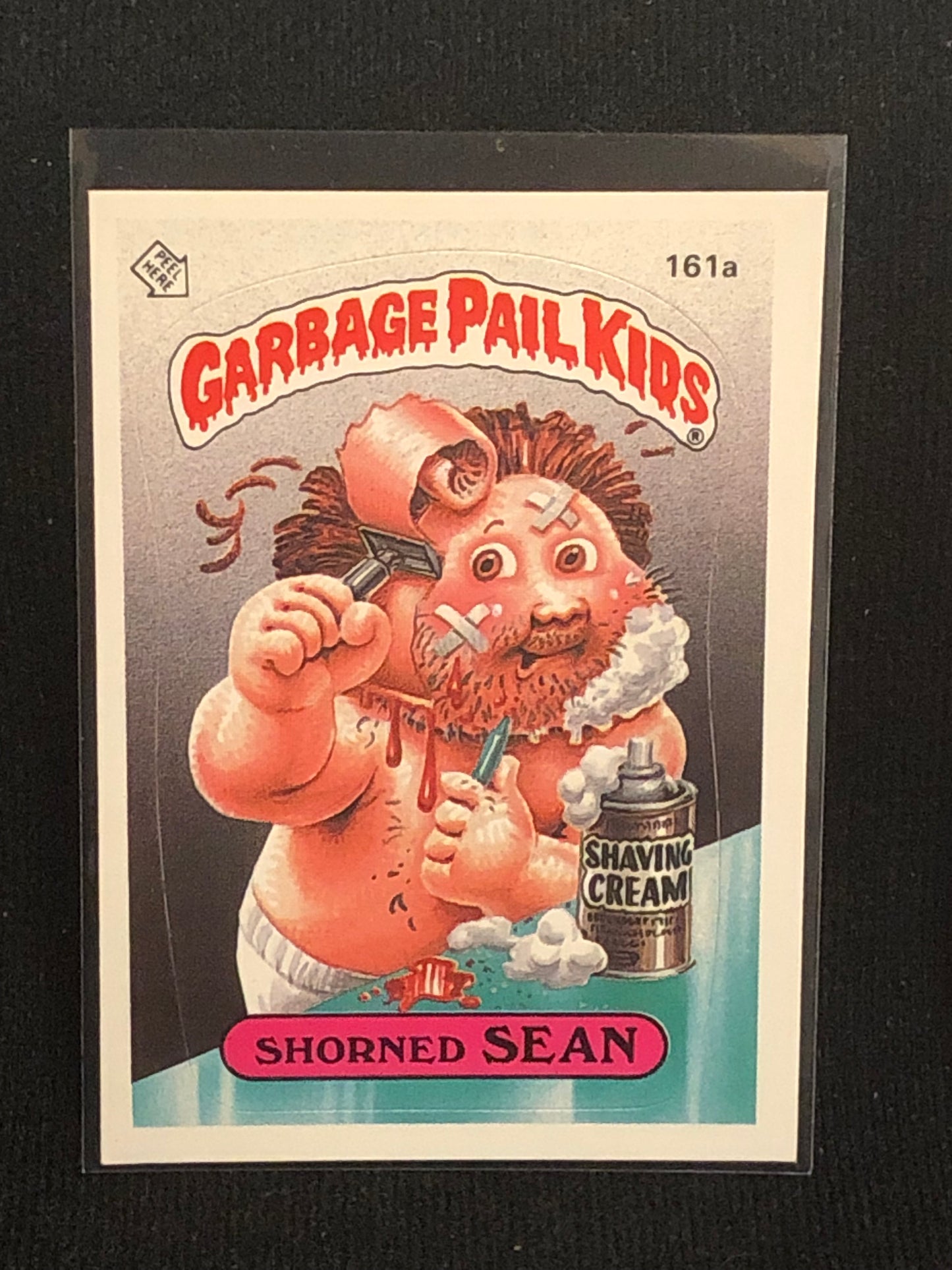 Garbage Pail Kids Original Series 4 (os4) 161a Shorned Sean