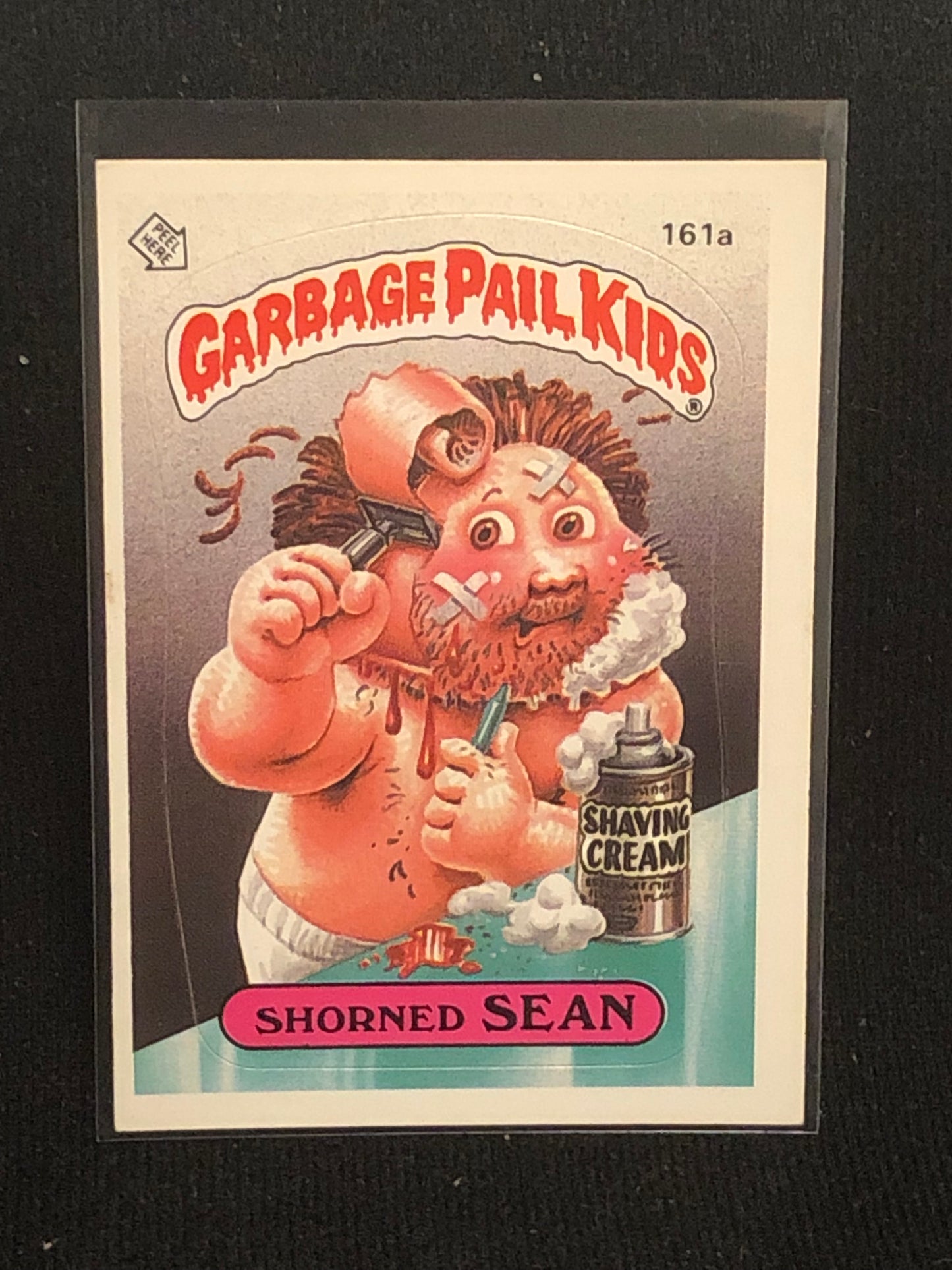 Garbage Pail Kids Original Series 4 (os4) 161a Shorned Sean