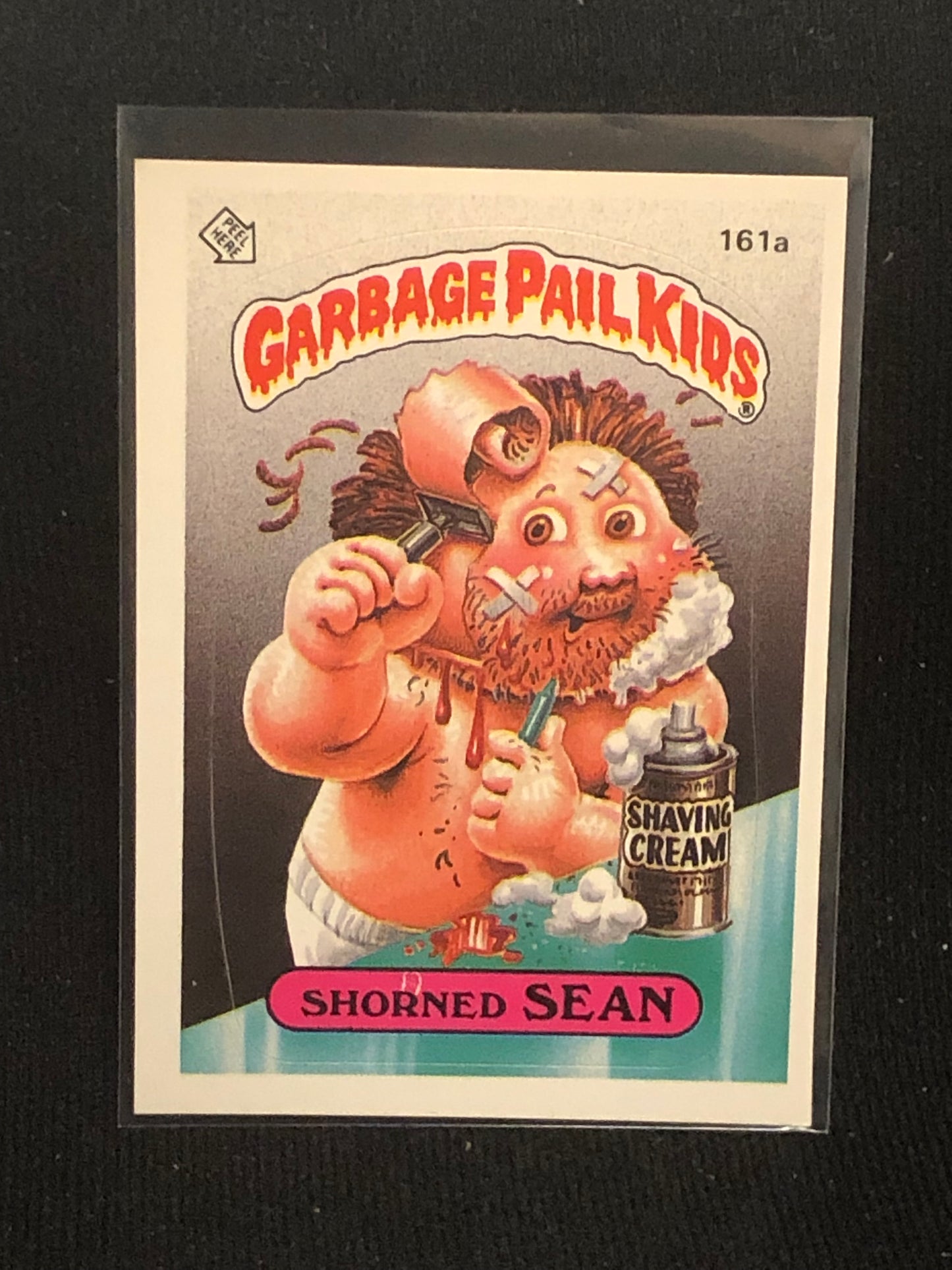 Garbage Pail Kids Original Series 4 (os4) 161a Shorned Sean