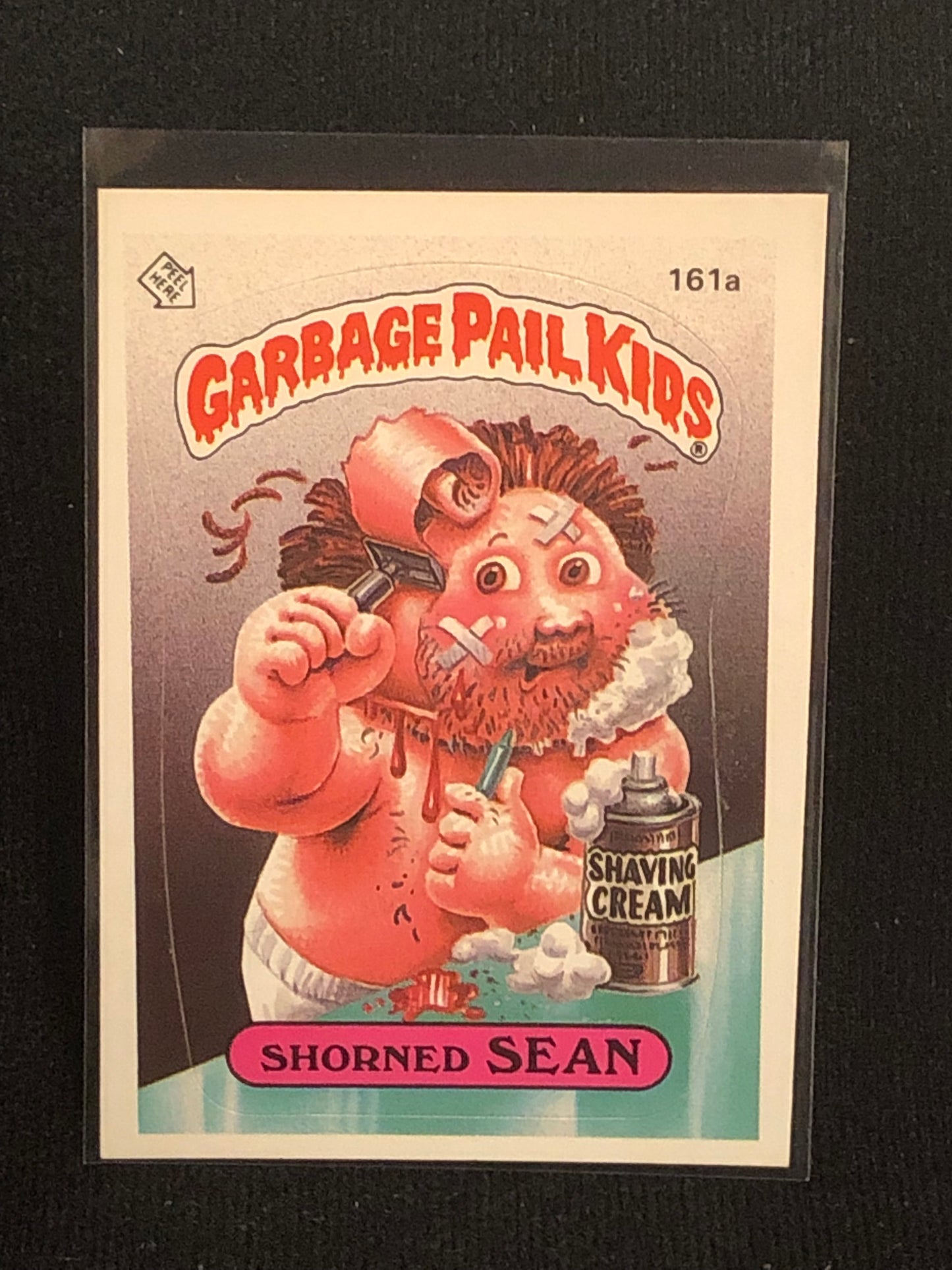 Garbage Pail Kids Original Series 4 (os4) 161a Shorned Sean