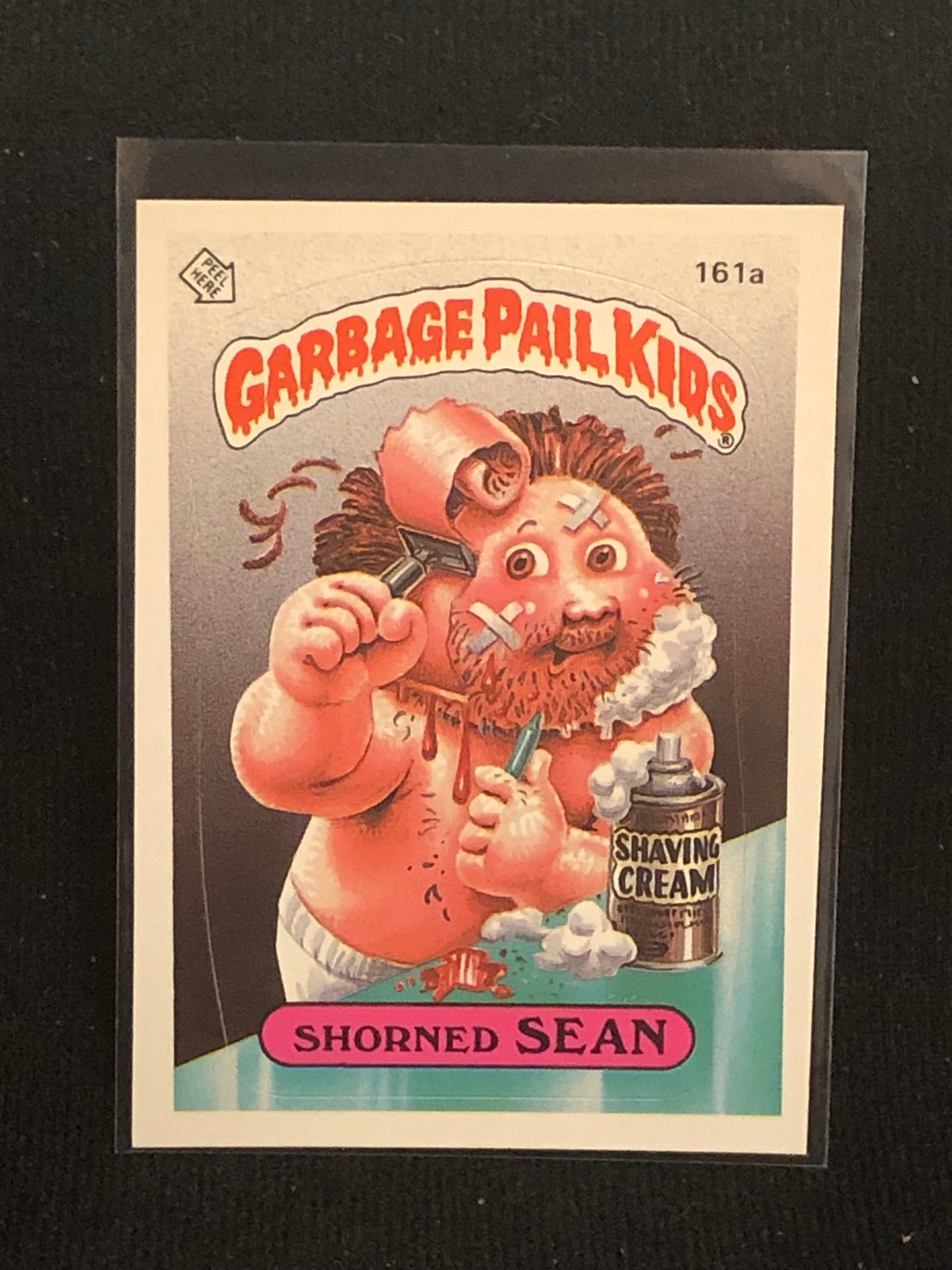 Garbage Pail Kids Original Series 4 (os4) 161a Shorned Sean