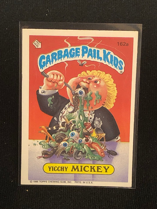 Garbage Pail Kids Original Series 4 (os4) 162a Yicchy Mickey