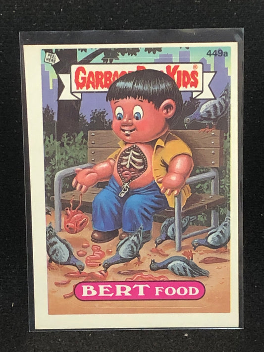 Garbage Pail Kids Original Series 11 (os11) 449a Bert Food
