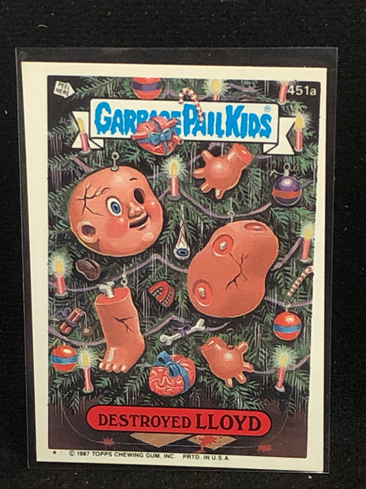 Garbage Pail Kids Original Series 11 (os11) 451a Destroyed Lloyd