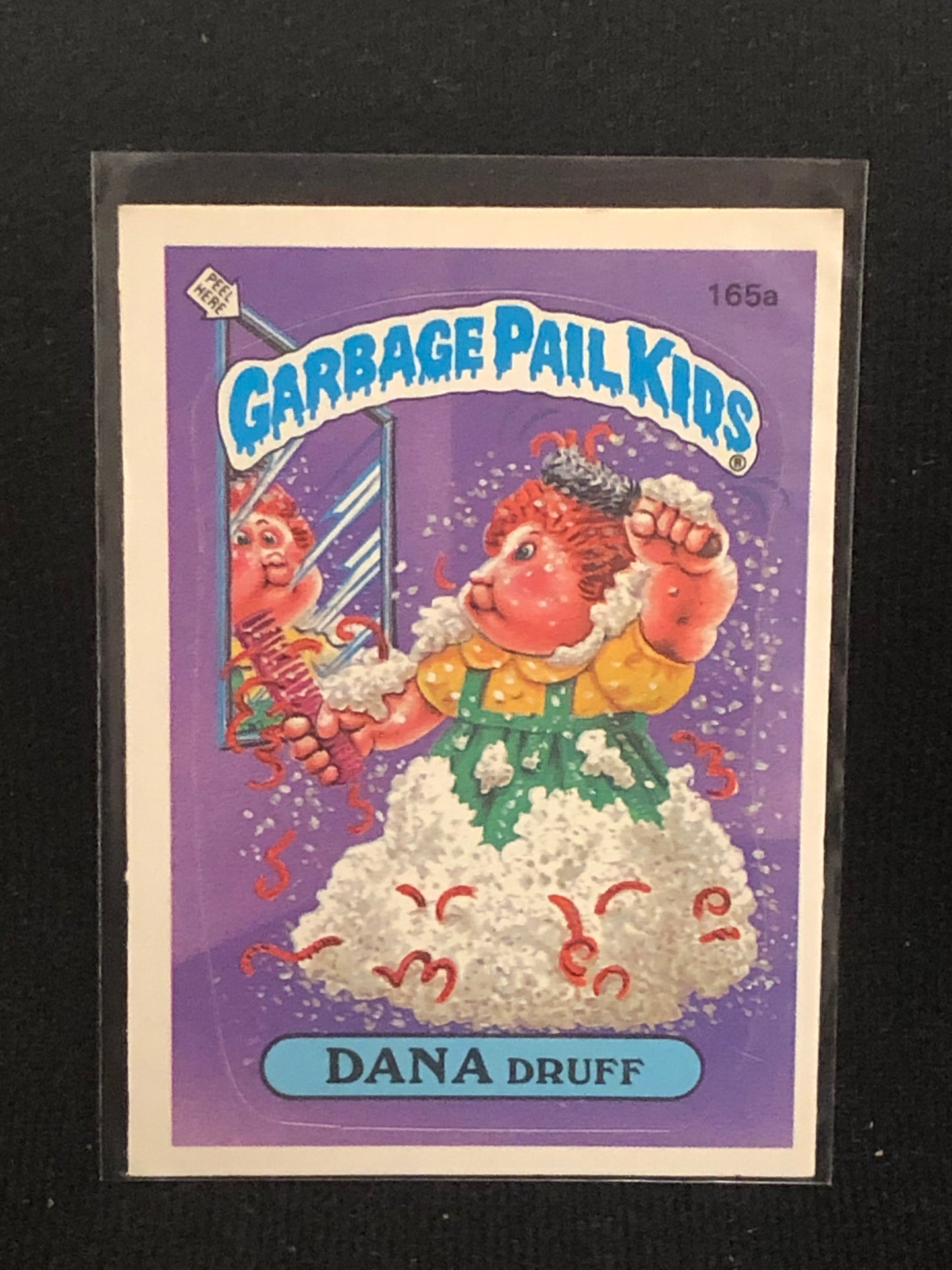 Garbage Pail Kids Original Series 4 (os4) 165a Dana Druff