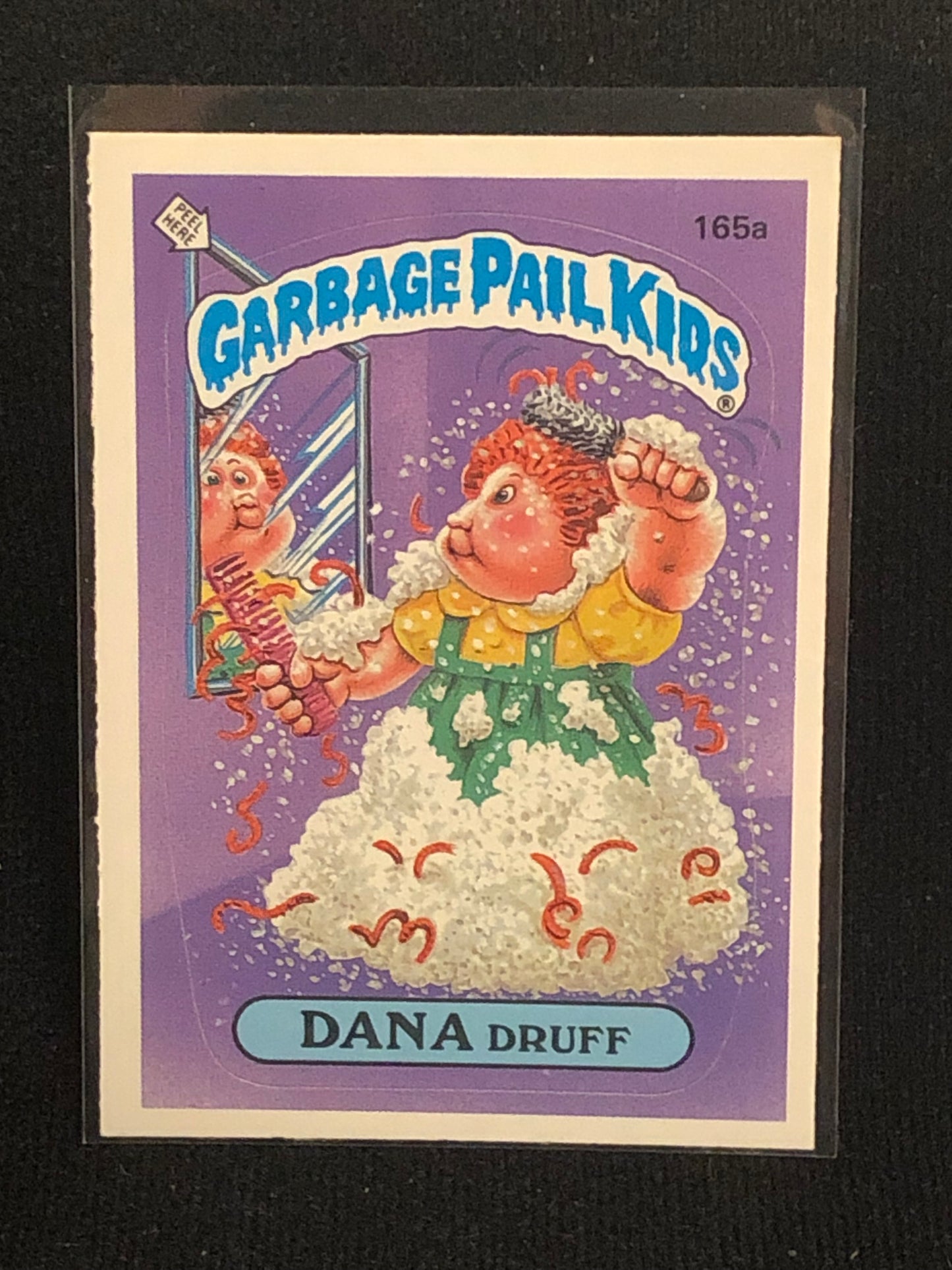 Garbage Pail Kids Original Series 4 (os4) 165a Dana Druff