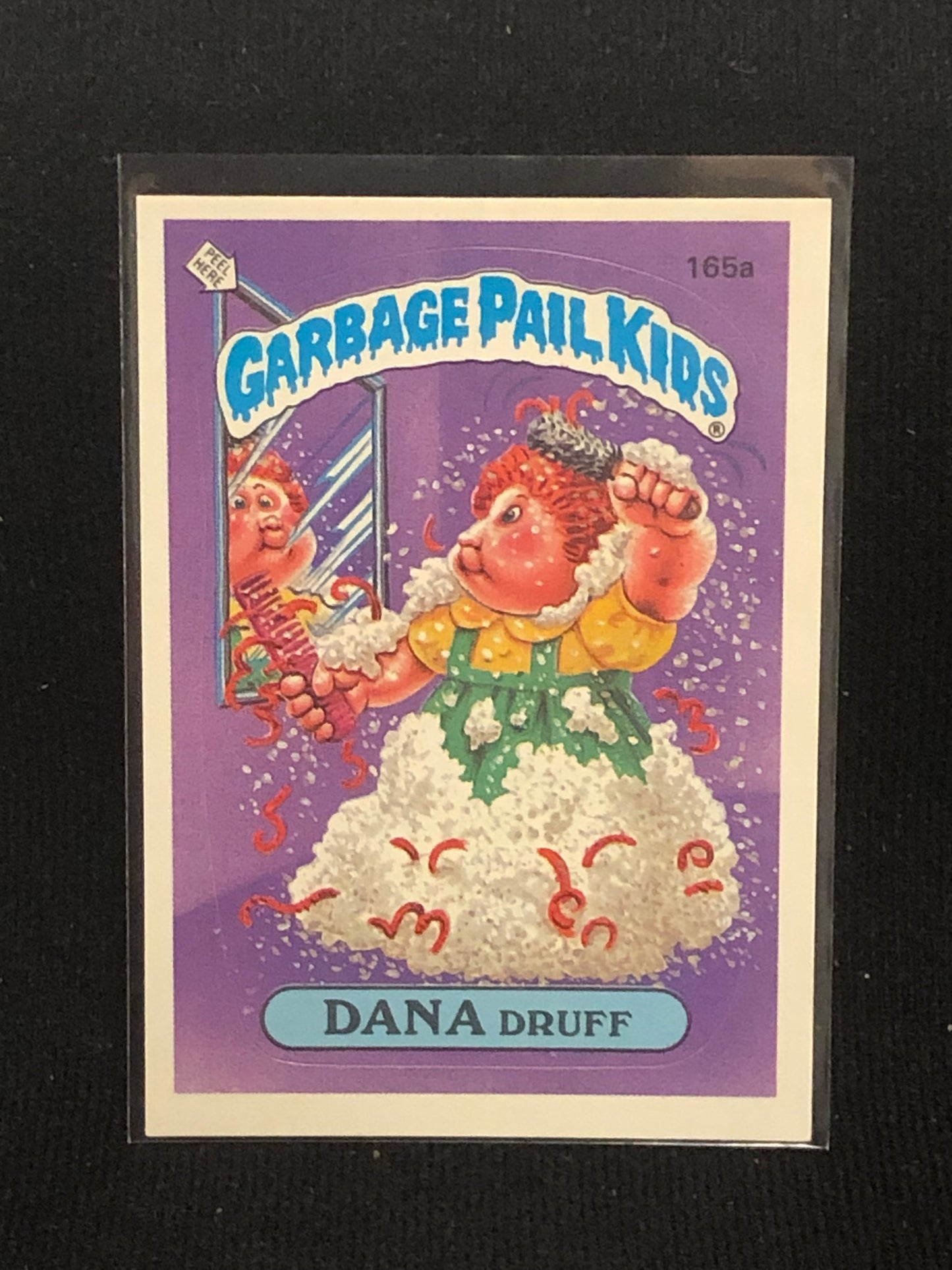 Garbage Pail Kids Original Series 4 (os4) 165a Dana Druff