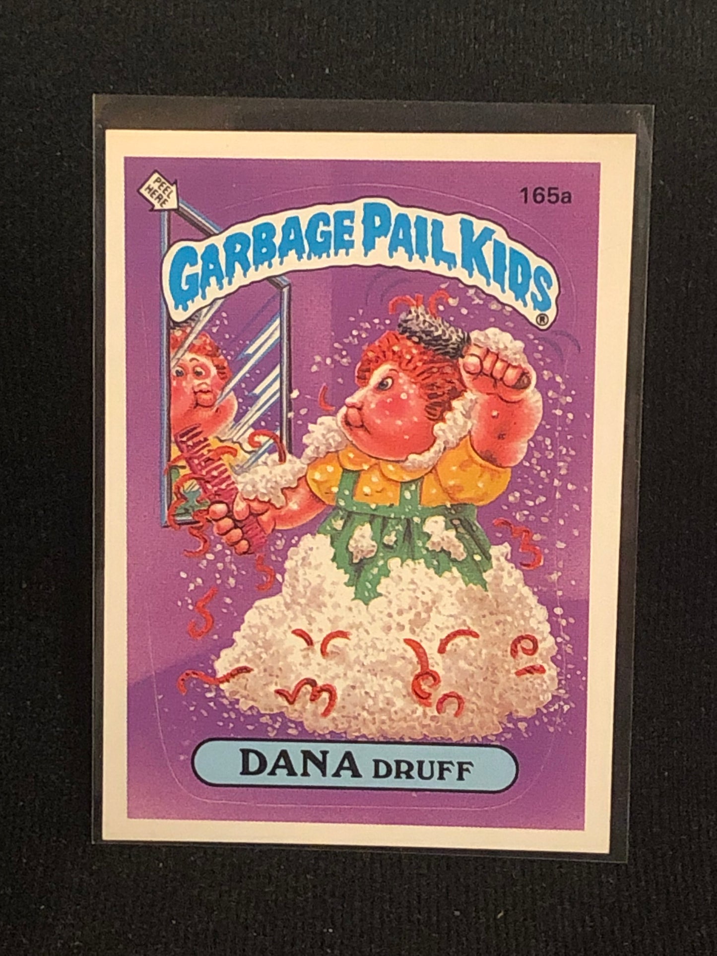 Garbage Pail Kids Original Series 4 (os4) 165a Dana Druff