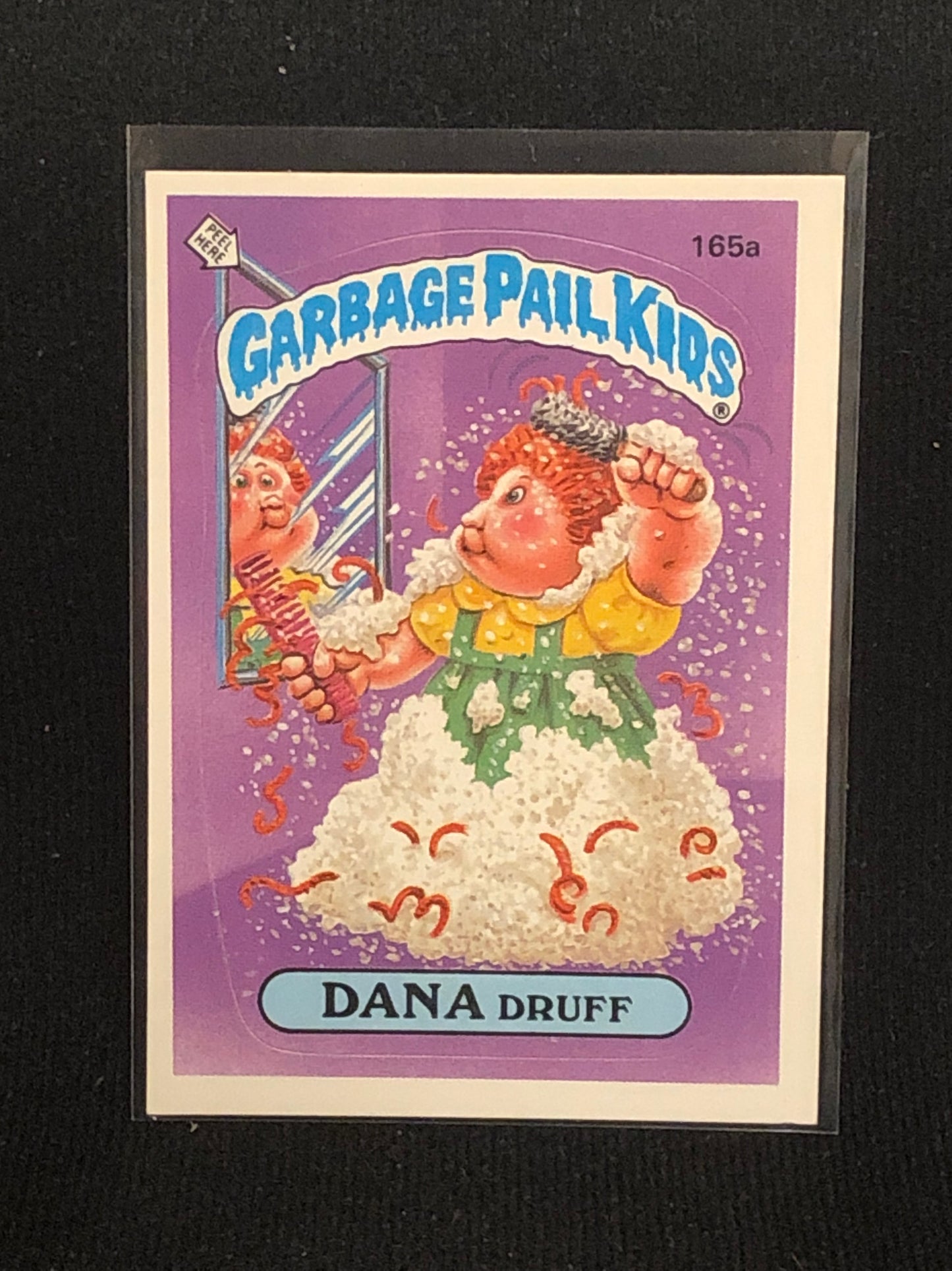 Garbage Pail Kids Original Series 4 (os4) 165a Dana Druff