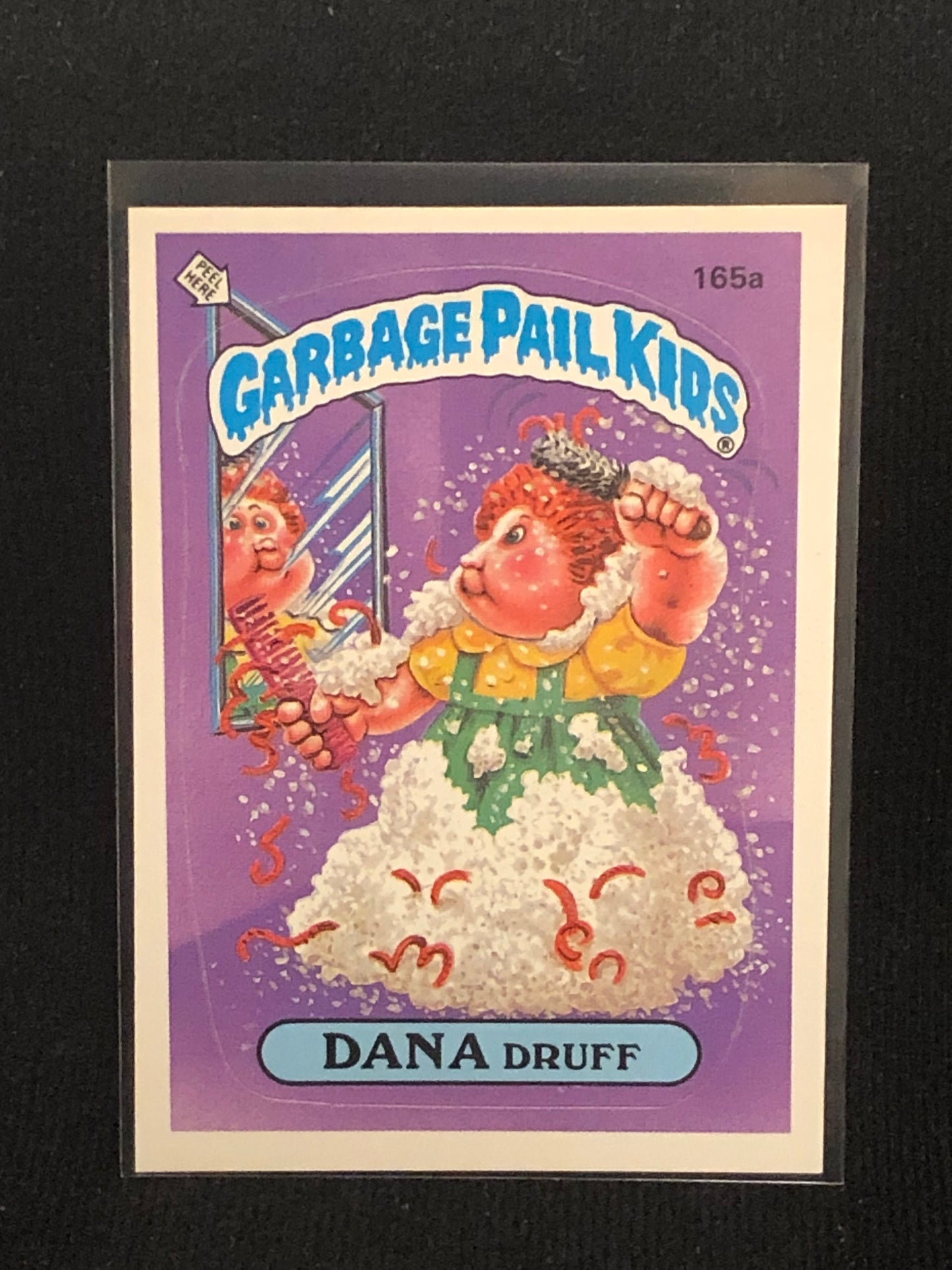 Garbage Pail Kids Original Series 4 (os4) 165a Dana Druff