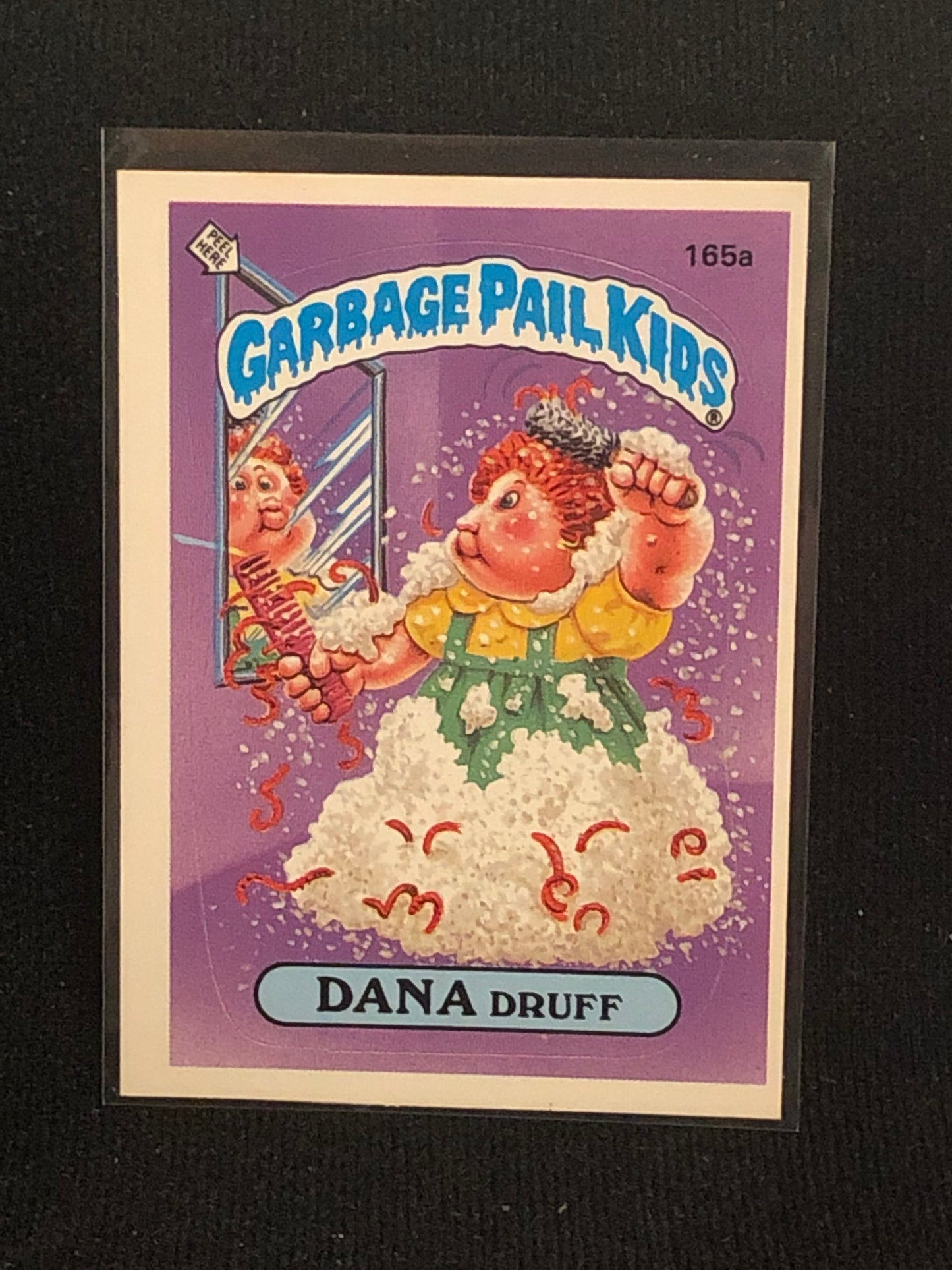 Garbage Pail Kids Original Series 4 (os4) 165a Dana Druff