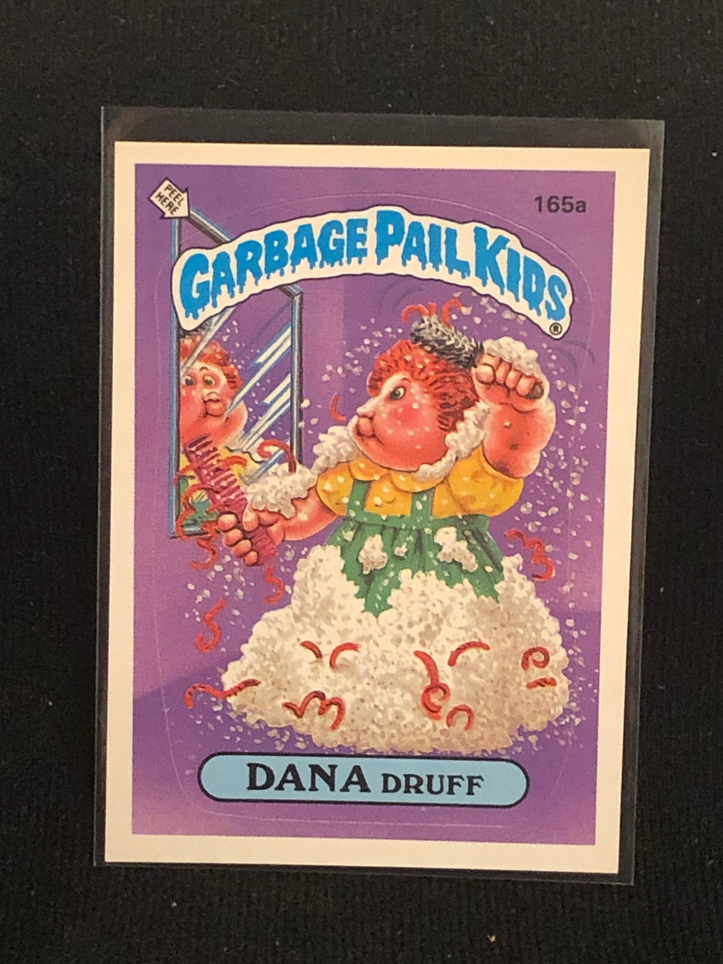 Garbage Pail Kids Original Series 4 (os4) 165a Dana Druff