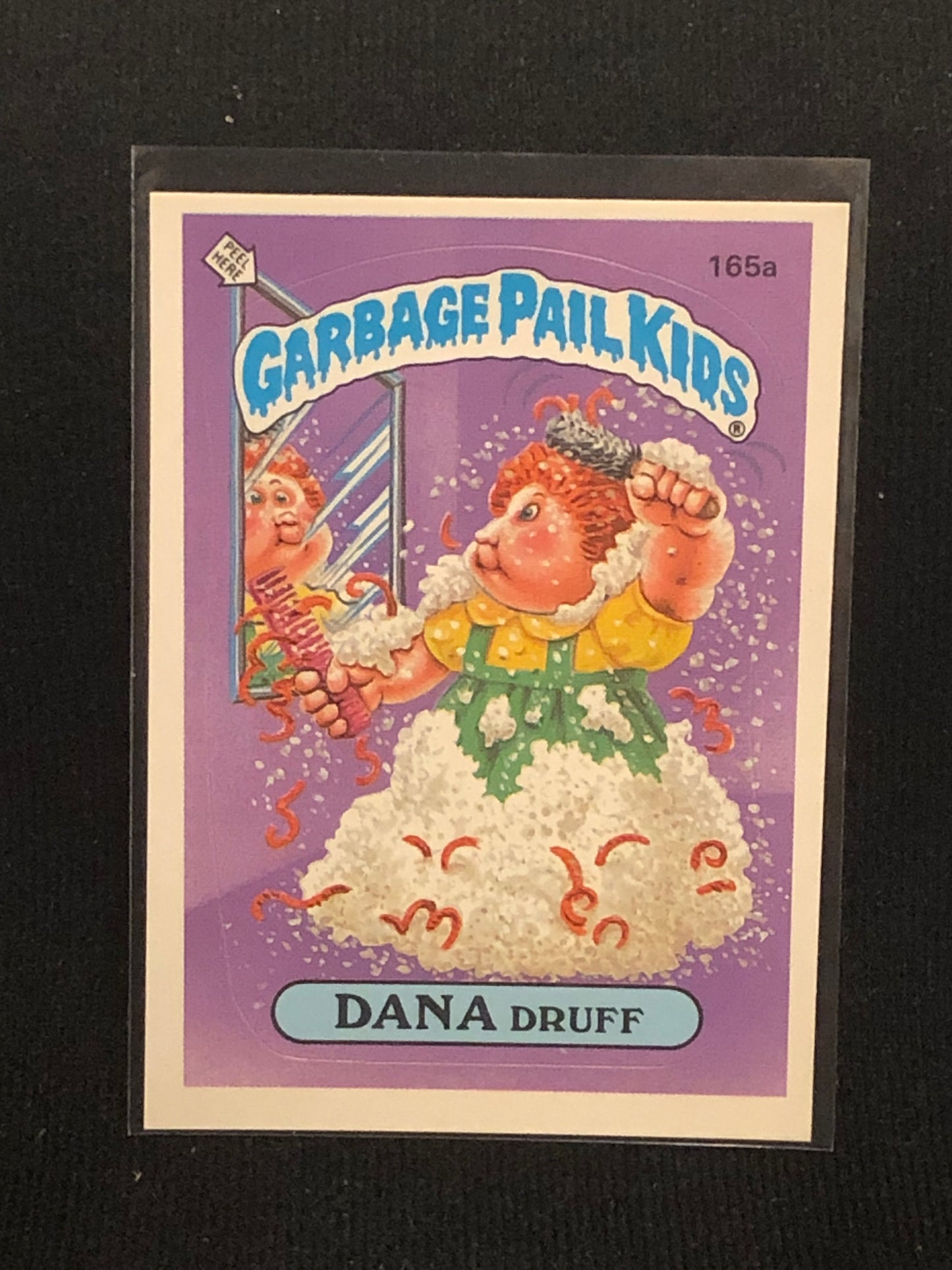 Garbage Pail Kids Original Series 4 (os4) 165a Dana Druff