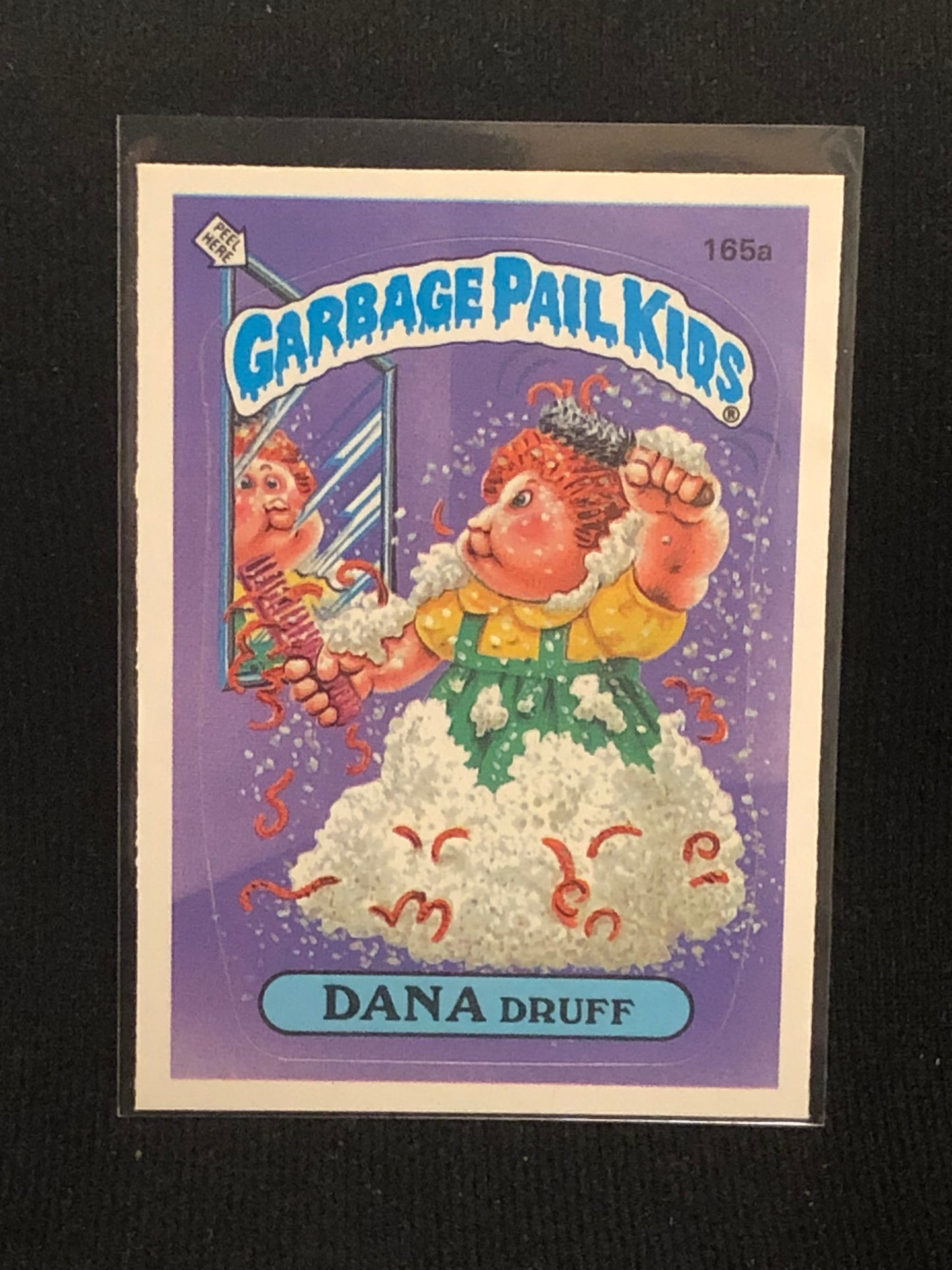 Garbage Pail Kids Original Series 4 (os4) 165a Dana Druff