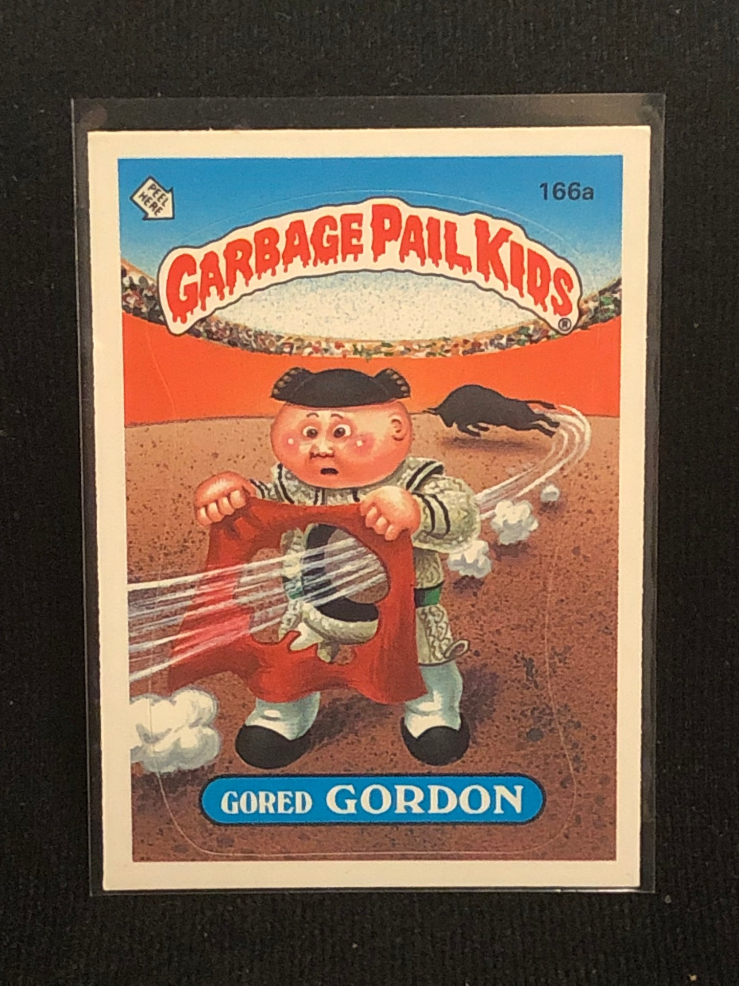 Garbage Pail Kids Original Series 4 (os4) 166a Gored Gordon