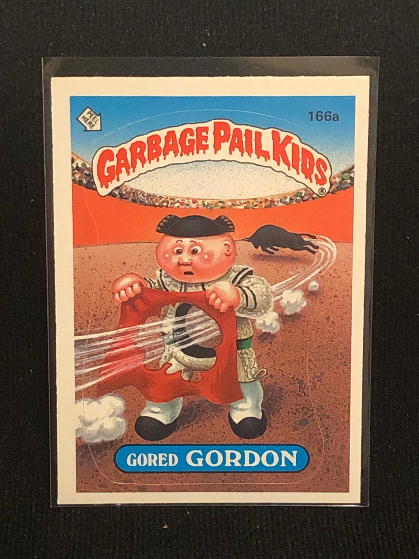 Garbage Pail Kids Original Series 4 (os4) 166a Gored Gordon