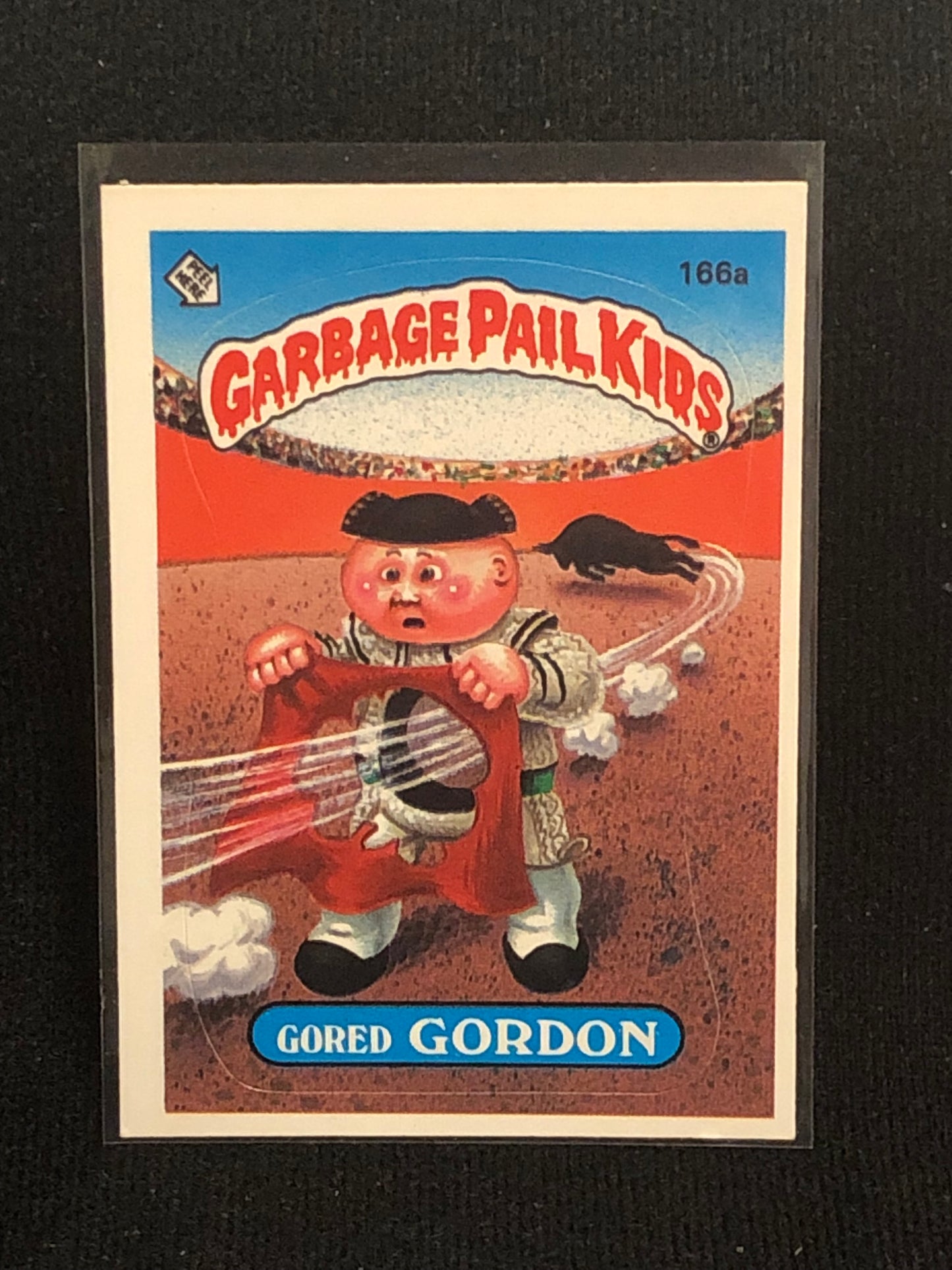 Garbage Pail Kids Original Series 4 (os4) 166a Gored Gordon