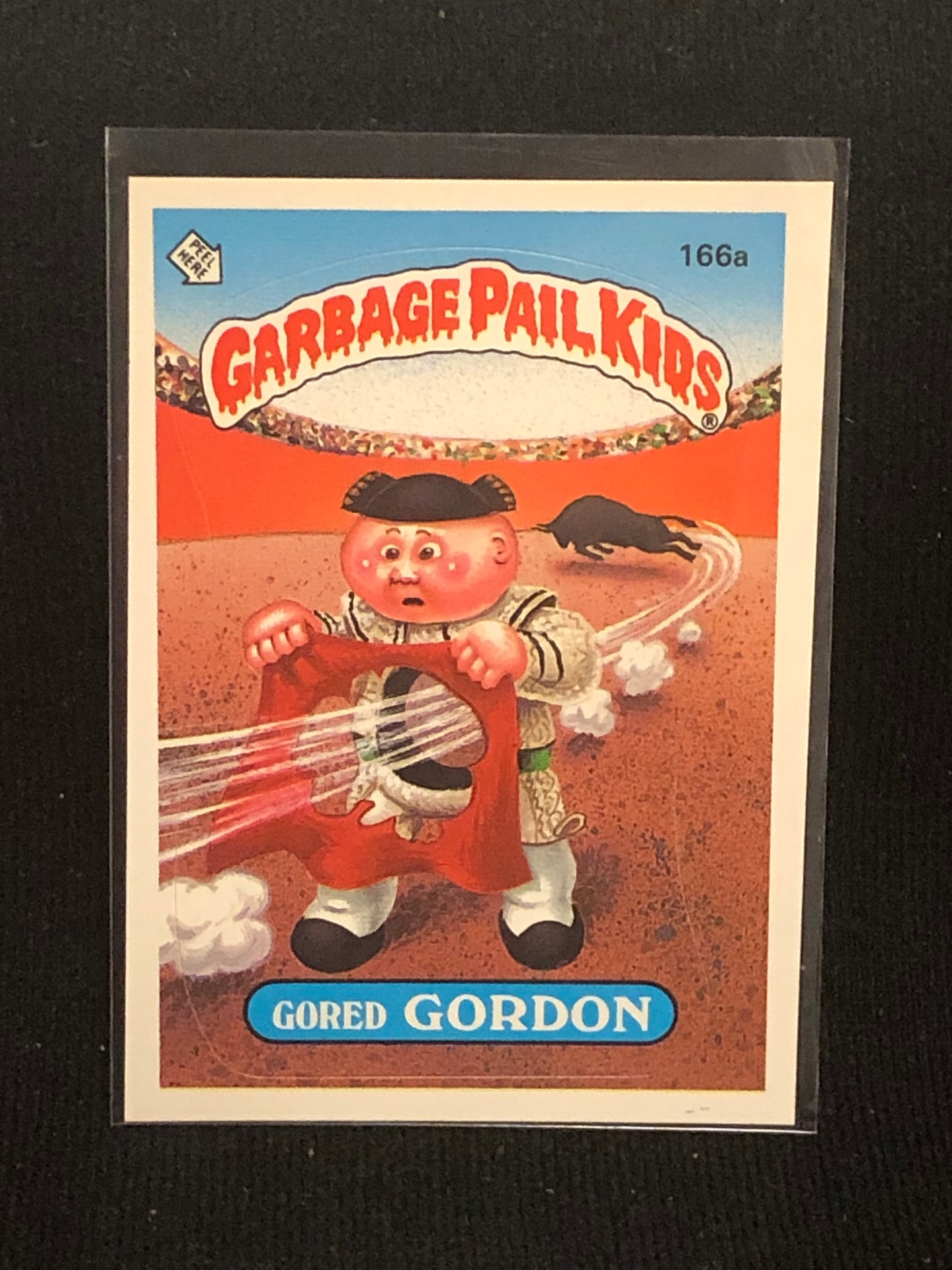 Garbage Pail Kids Original Series 4 (os4) 166a Gored Gordon