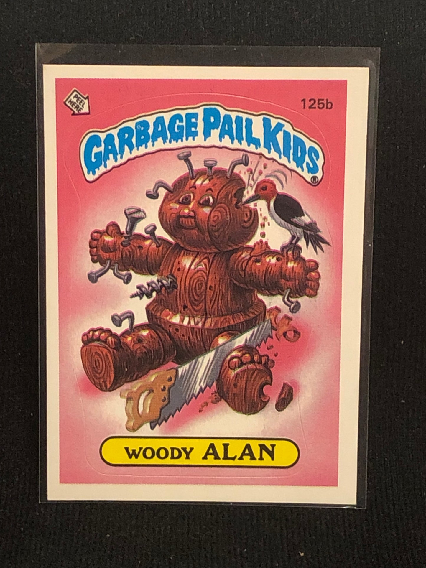 Garbage Pail Kids Original Series 4 (os4) 125b Woody Alan