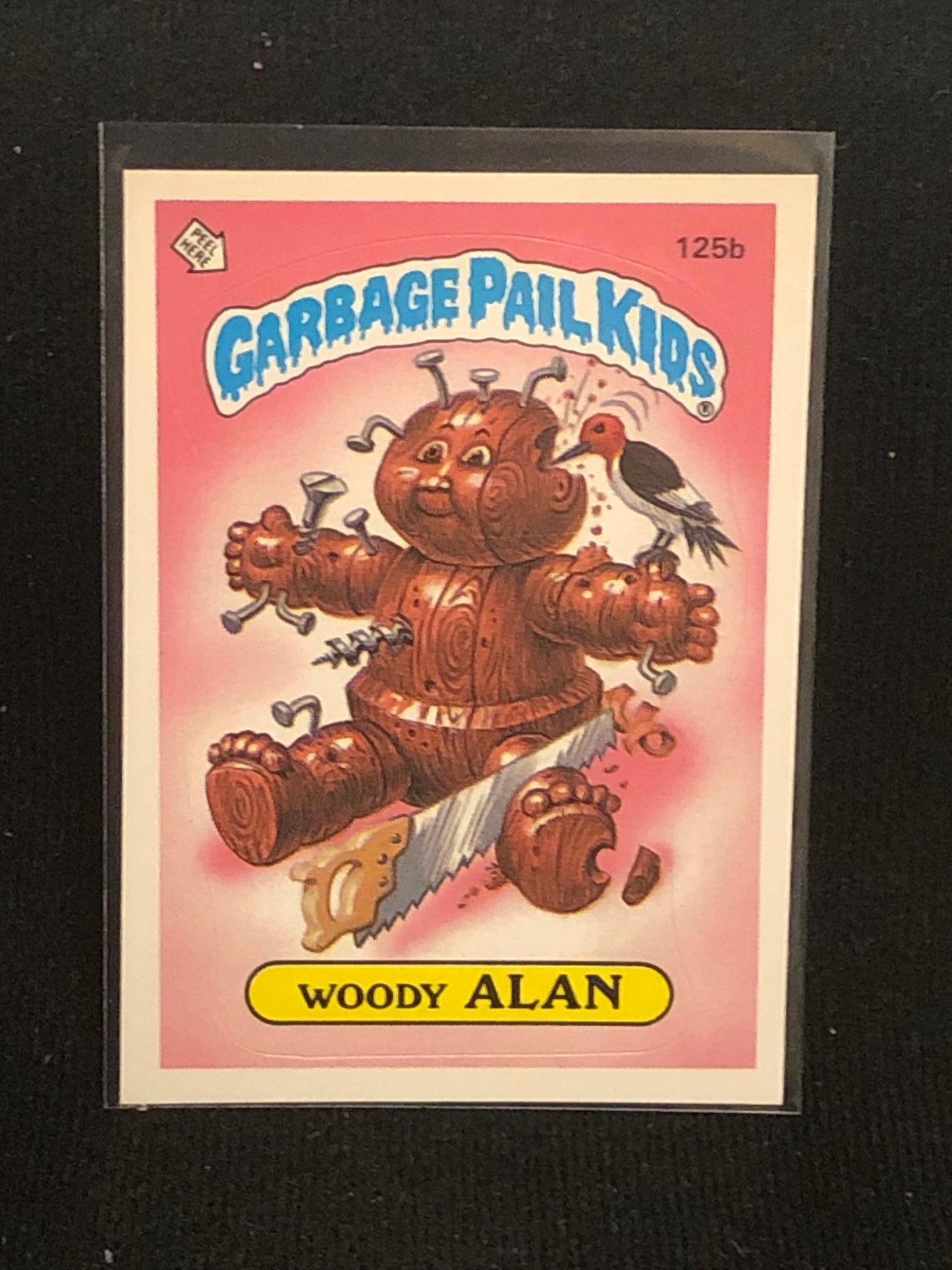 Garbage Pail Kids Original Series 4 (os4) 125b Woody Alan