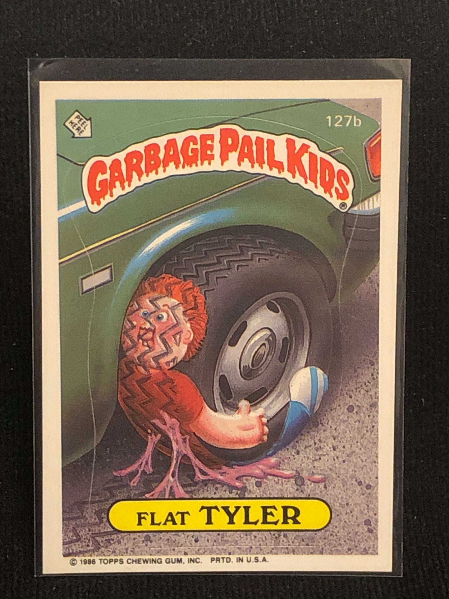 Garbage Pail Kids Original Series 4 (os4) 127b Flat Tyler