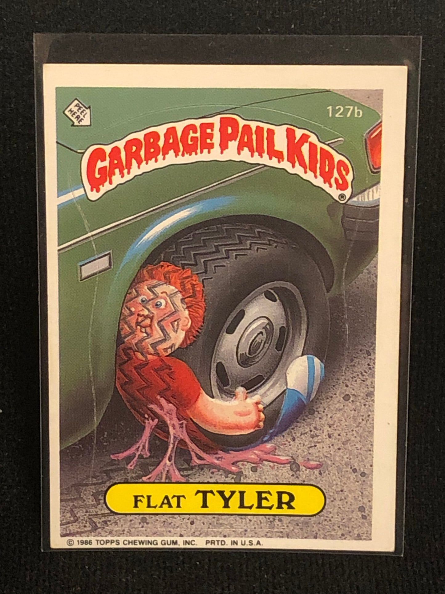 Garbage Pail Kids Original Series 4 (os4) 127b Flat Tyler