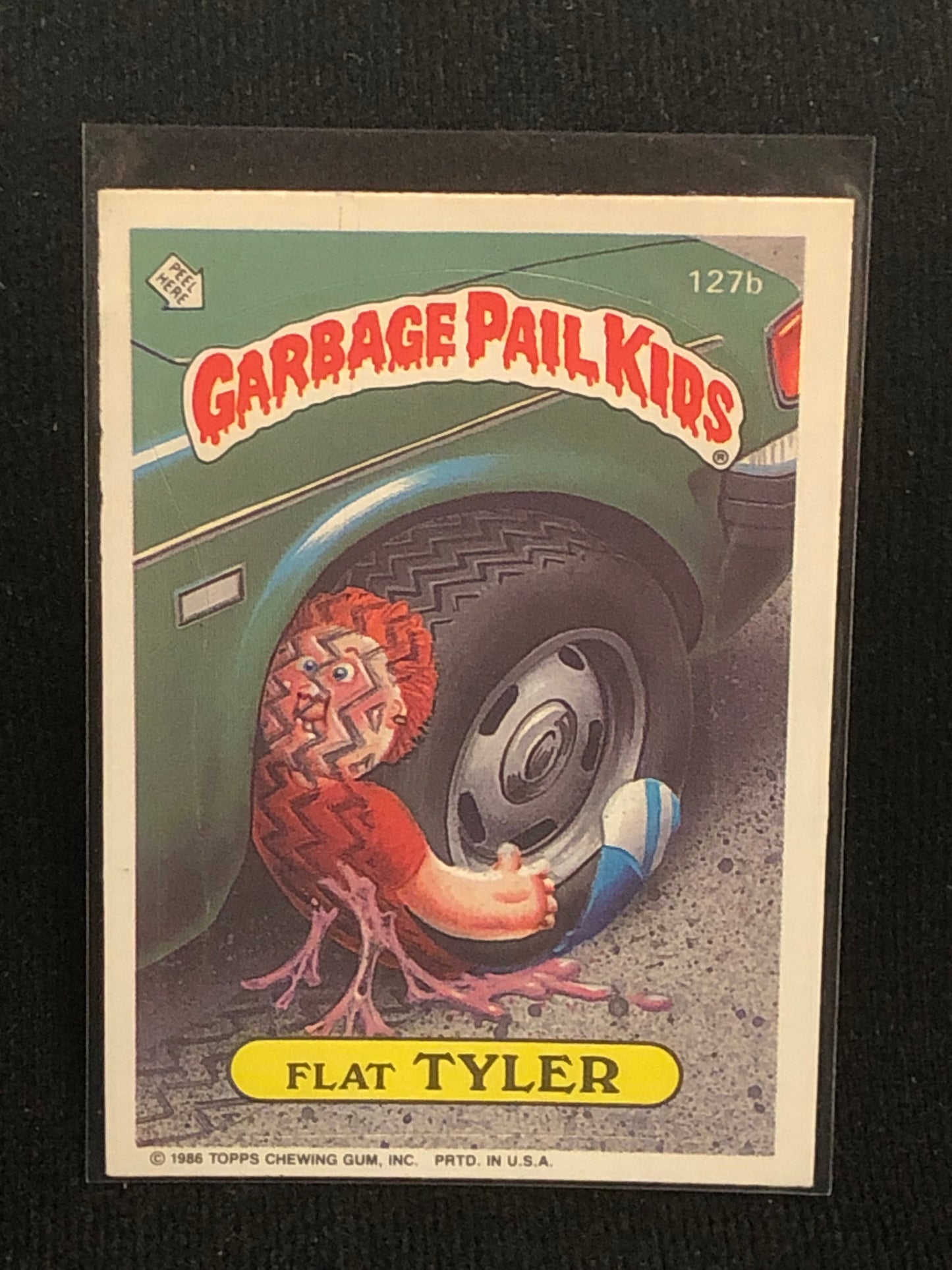 Garbage Pail Kids Original Series 4 (os4) 127b Flat Tyler