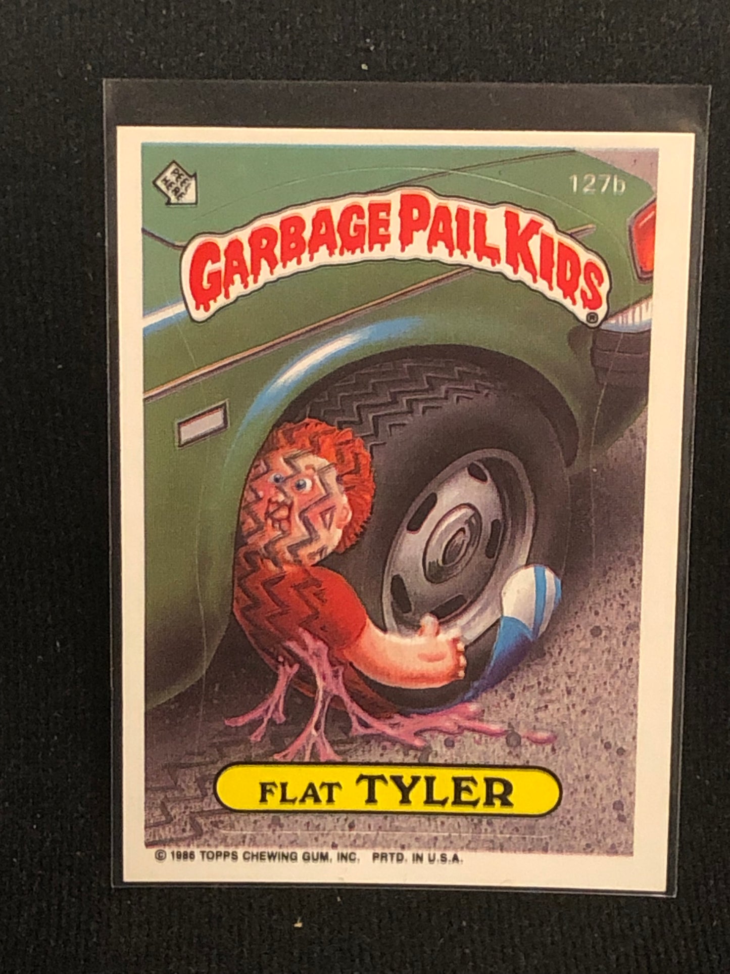 Garbage Pail Kids Original Series 4 (os4) 127b Flat Tyler