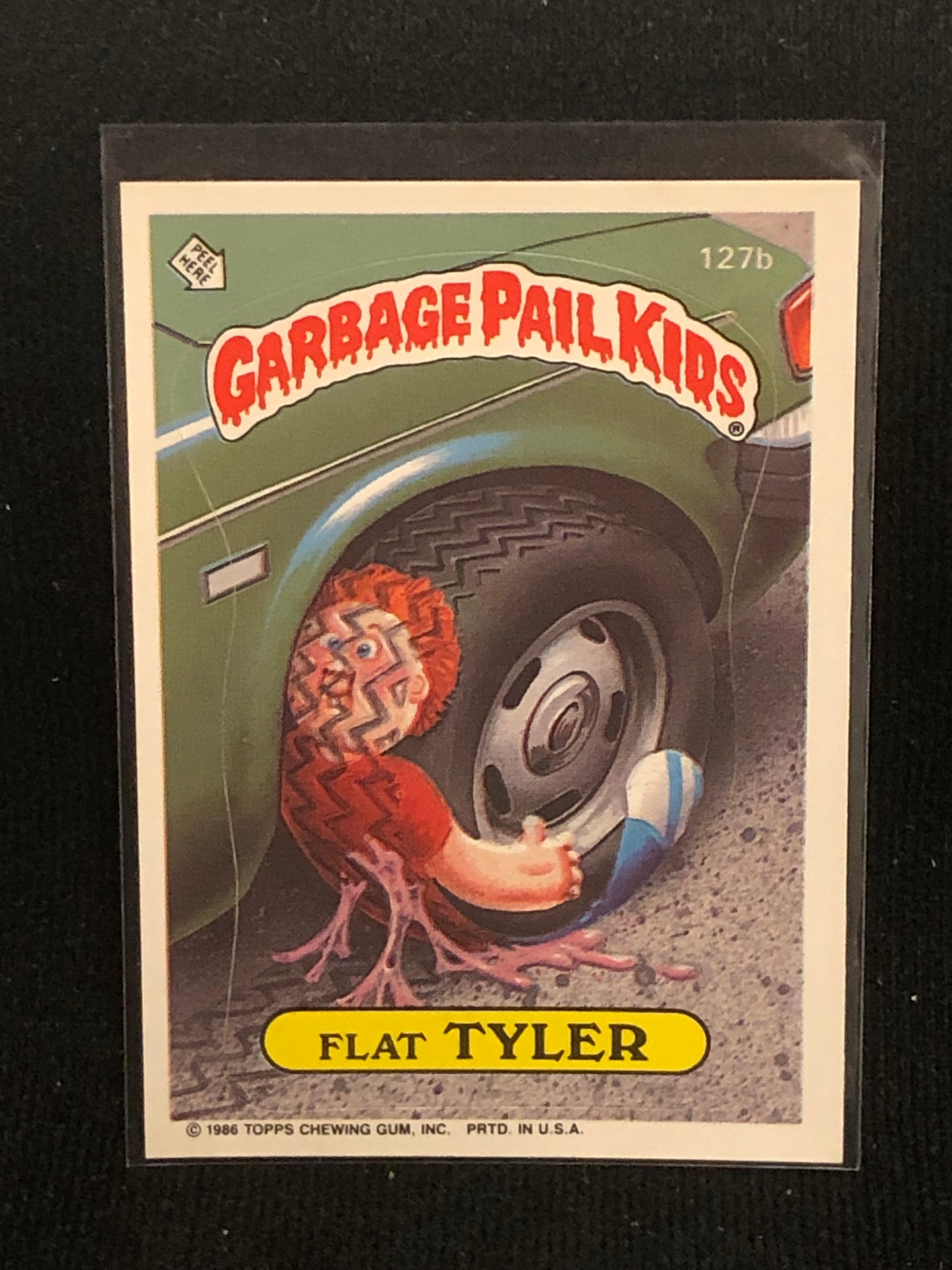 Garbage Pail Kids Original Series 4 (os4) 127b Flat Tyler