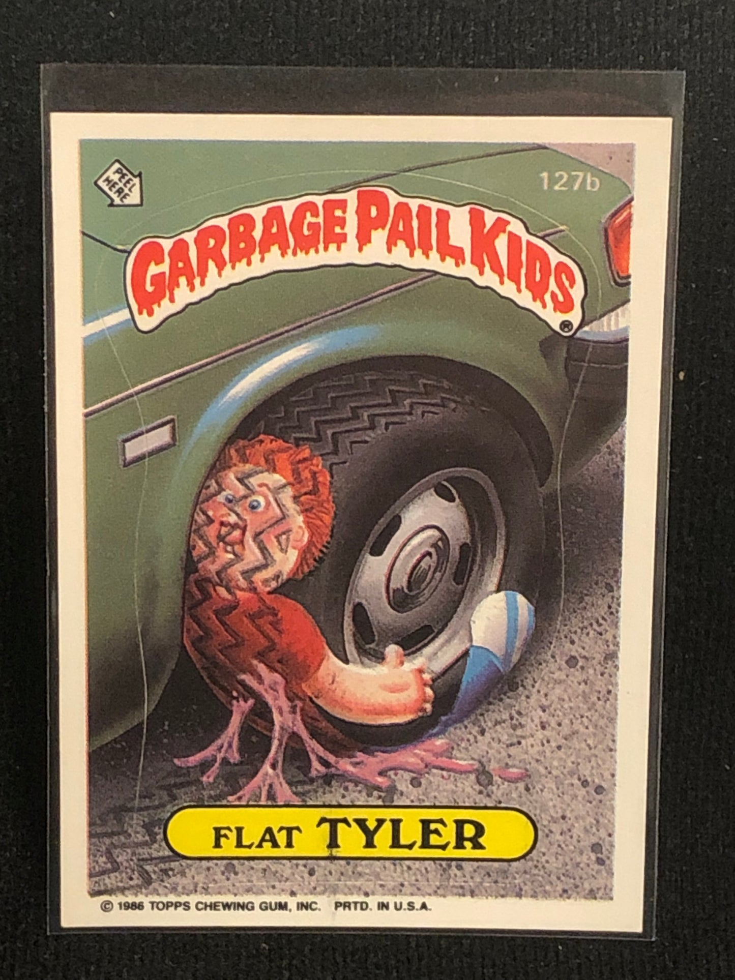 Garbage Pail Kids Original Series 4 (os4) 127b Flat Tyler