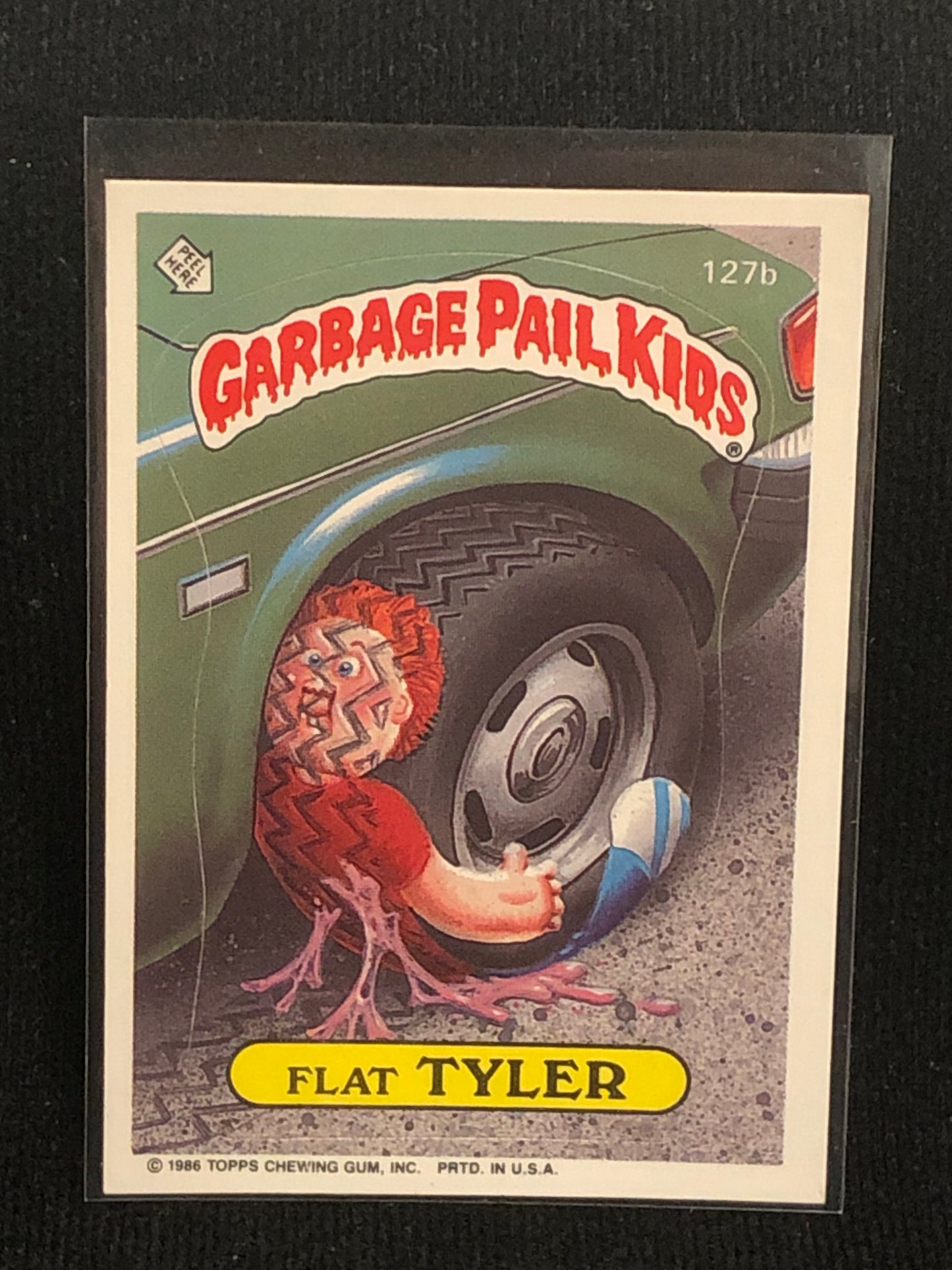 Garbage Pail Kids Original Series 4 (os4) 127b Flat Tyler