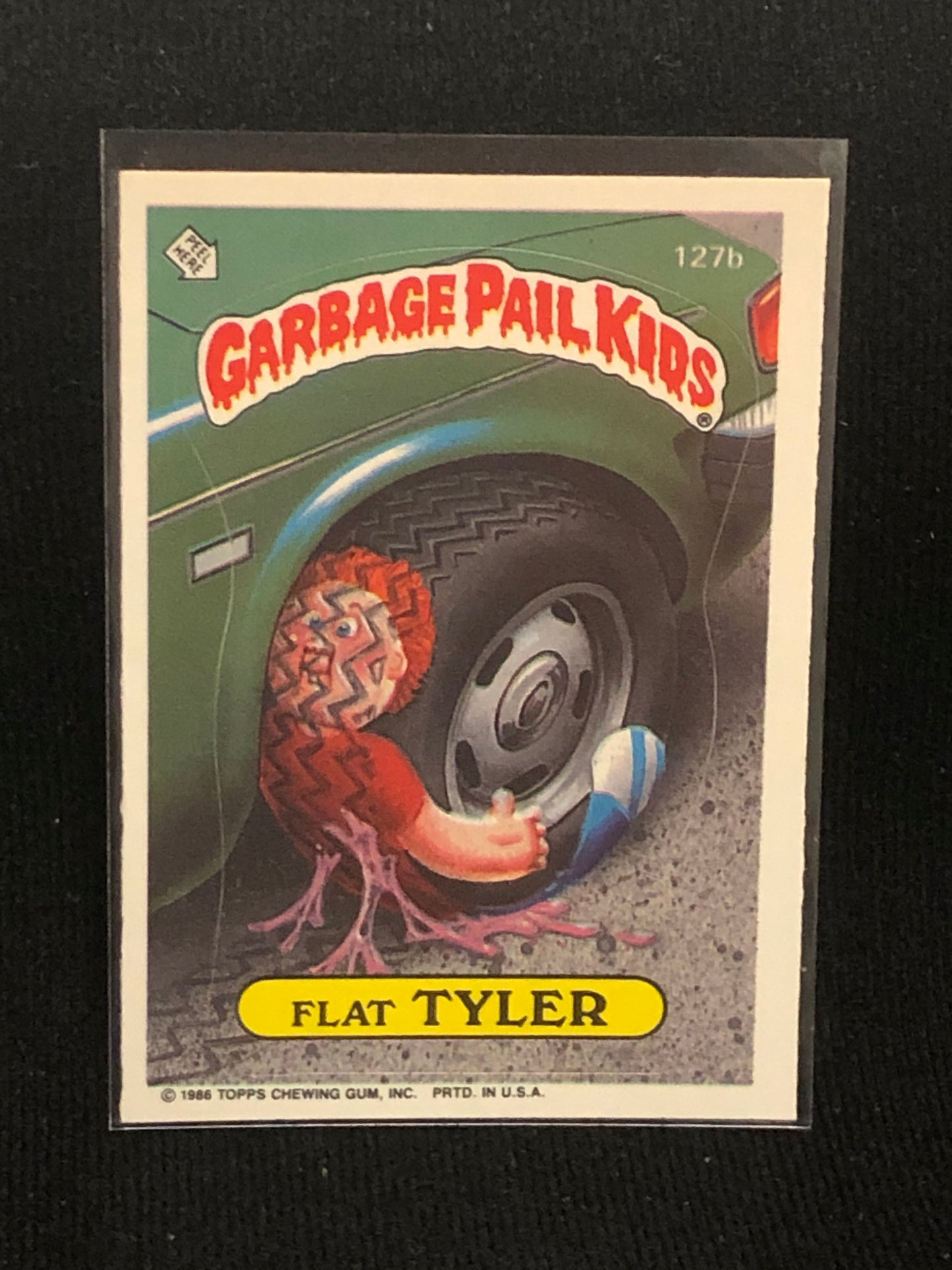 Garbage Pail Kids Original Series 4 (os4) 127b Flat Tyler