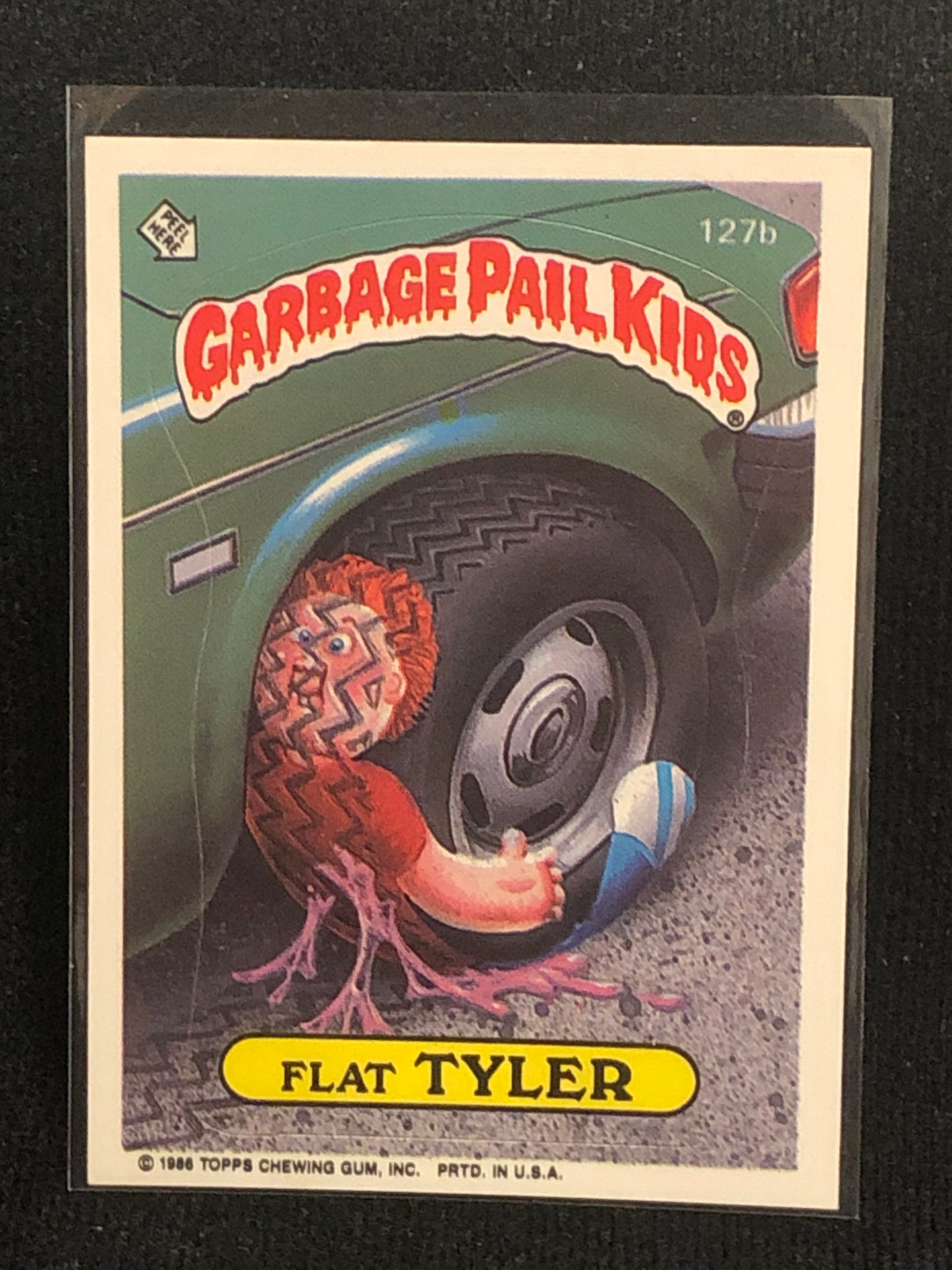 Garbage Pail Kids Original Series 4 (os4) 127b Flat Tyler