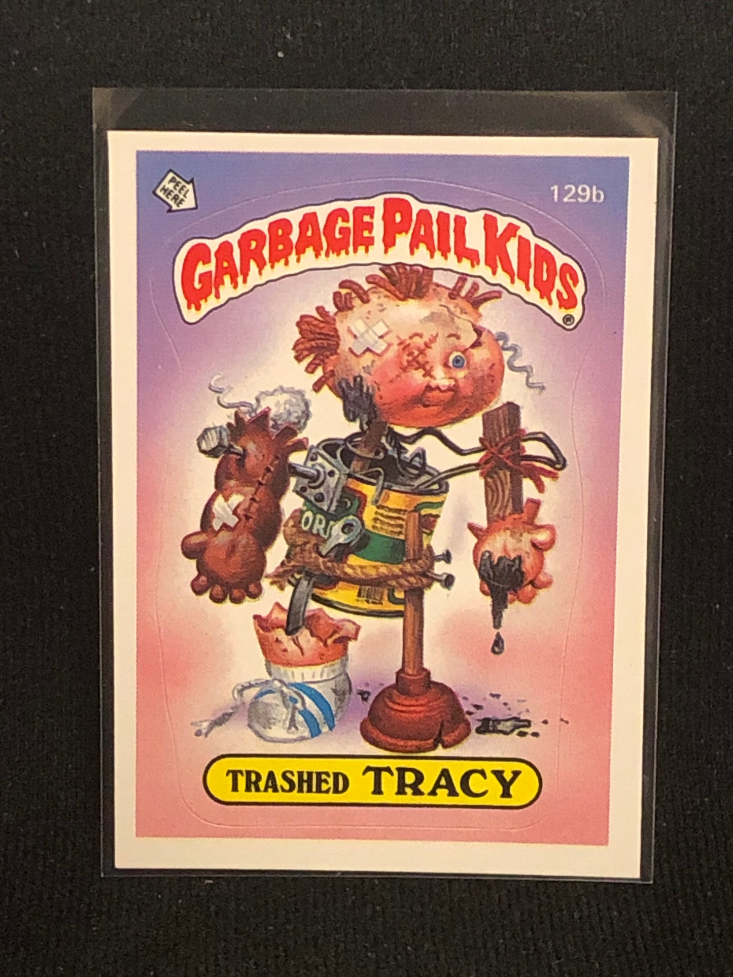 Garbage Pail Kids Original Series 4 (os4) 129b Trashed Tracy