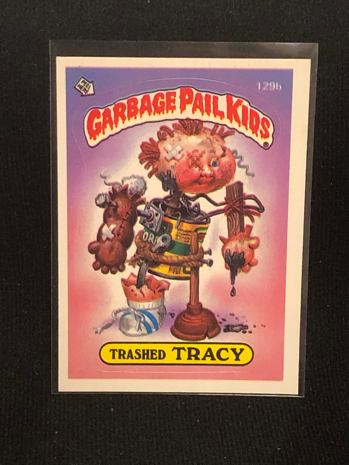 Garbage Pail Kids Original Series 4 (os4) 129b Trashed Tracy