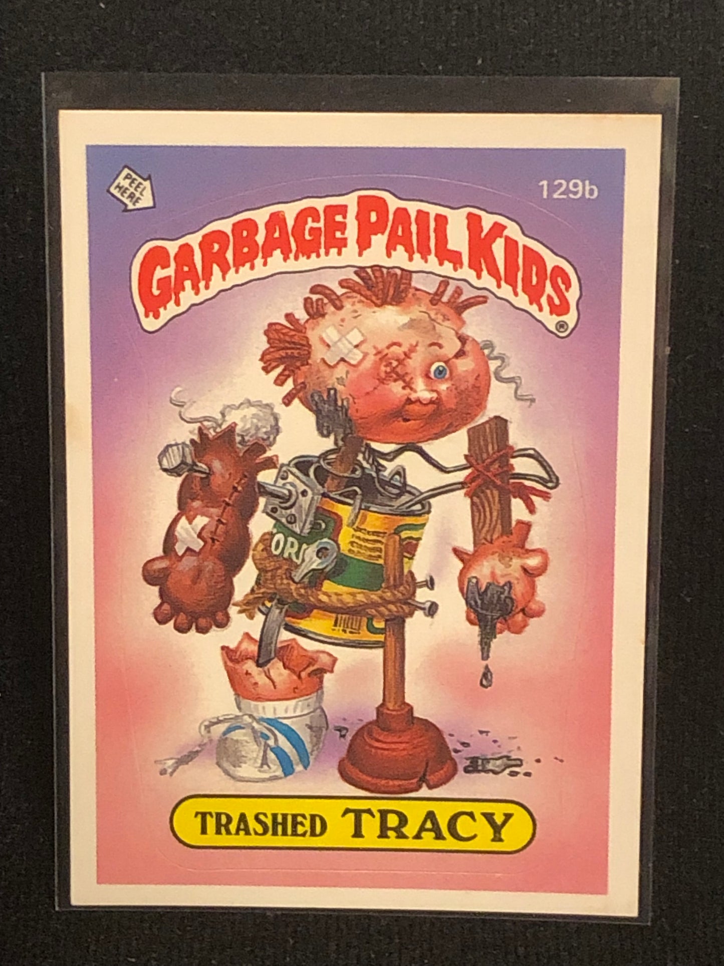 Garbage Pail Kids Original Series 4 (os4) 129b Trashed Tracy