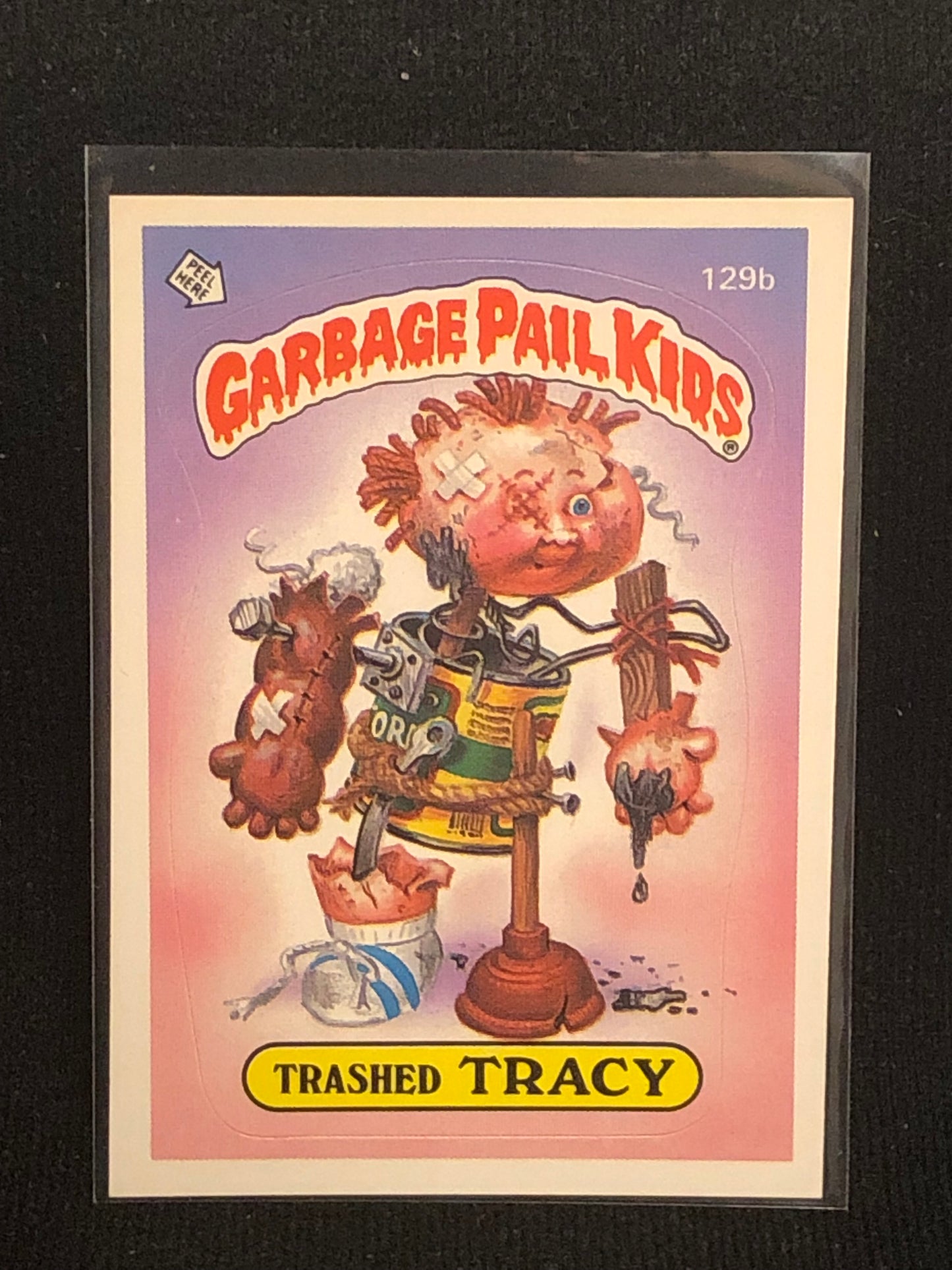 Garbage Pail Kids Original Series 4 (os4) 129b Trashed Tracy