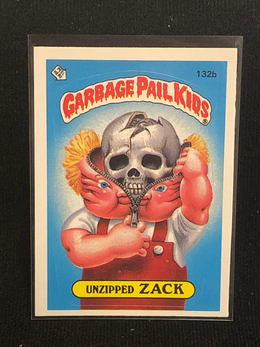 Garbage Pail Kids Original Series 4 (os4) 132b Unzipped Zack