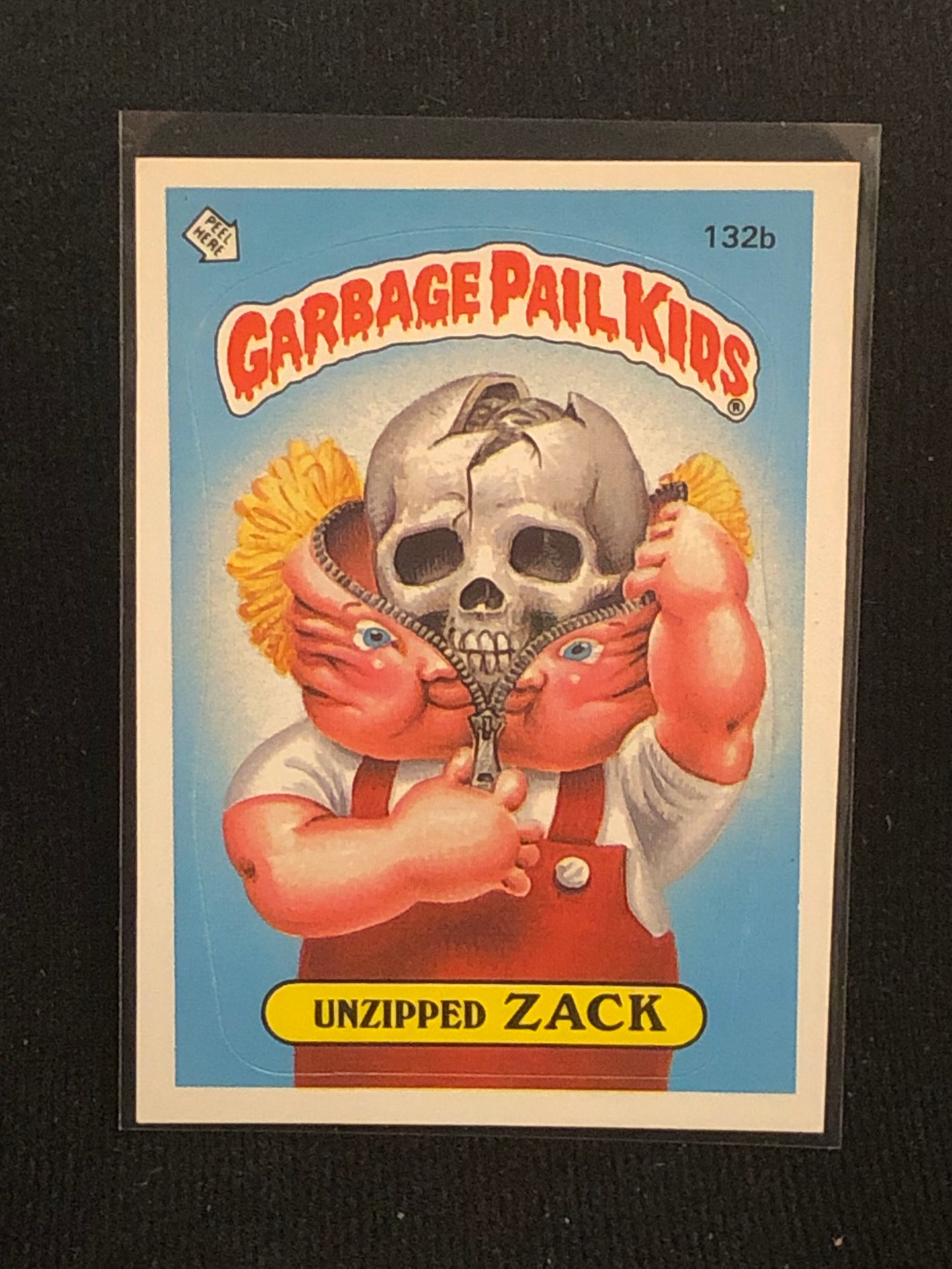 Garbage Pail Kids Original Series 4 (os4) 132b Unzipped Zack