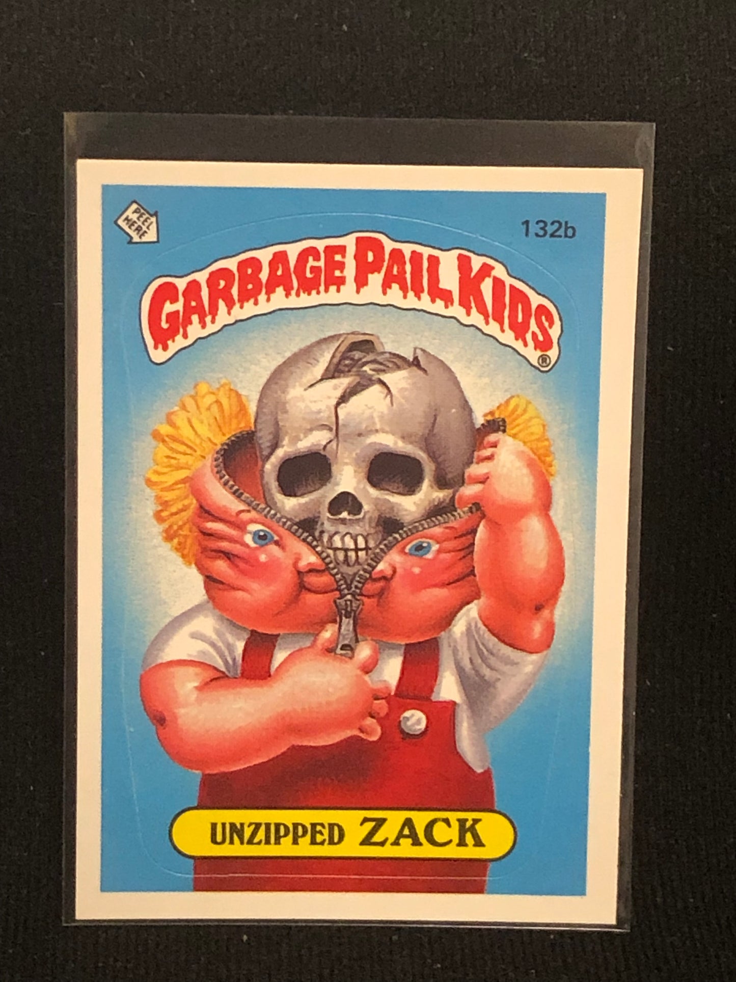 Garbage Pail Kids Original Series 4 (os4) 132b Unzipped Zack