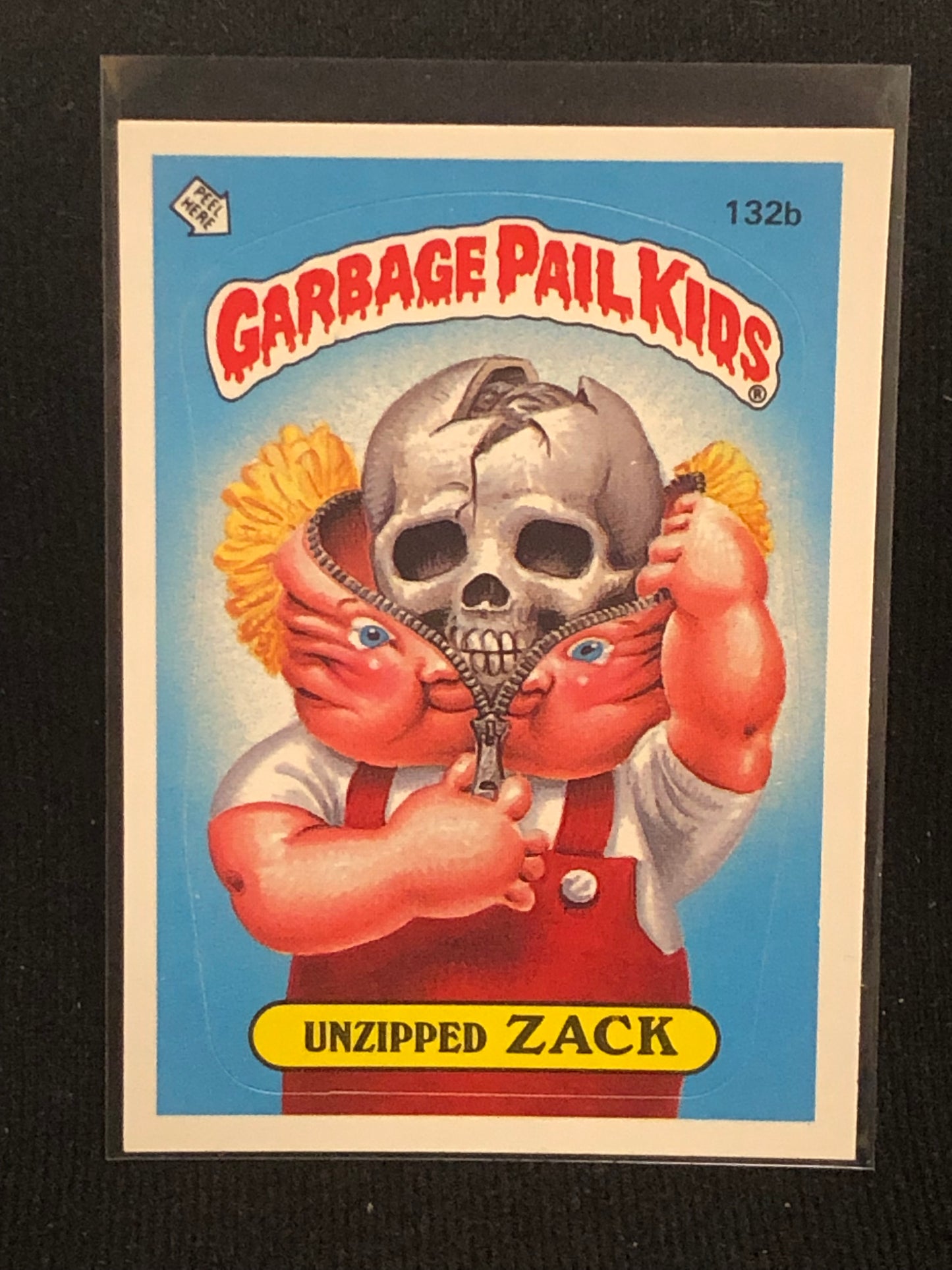 Garbage Pail Kids Original Series 4 (os4) 132b Unzipped Zack