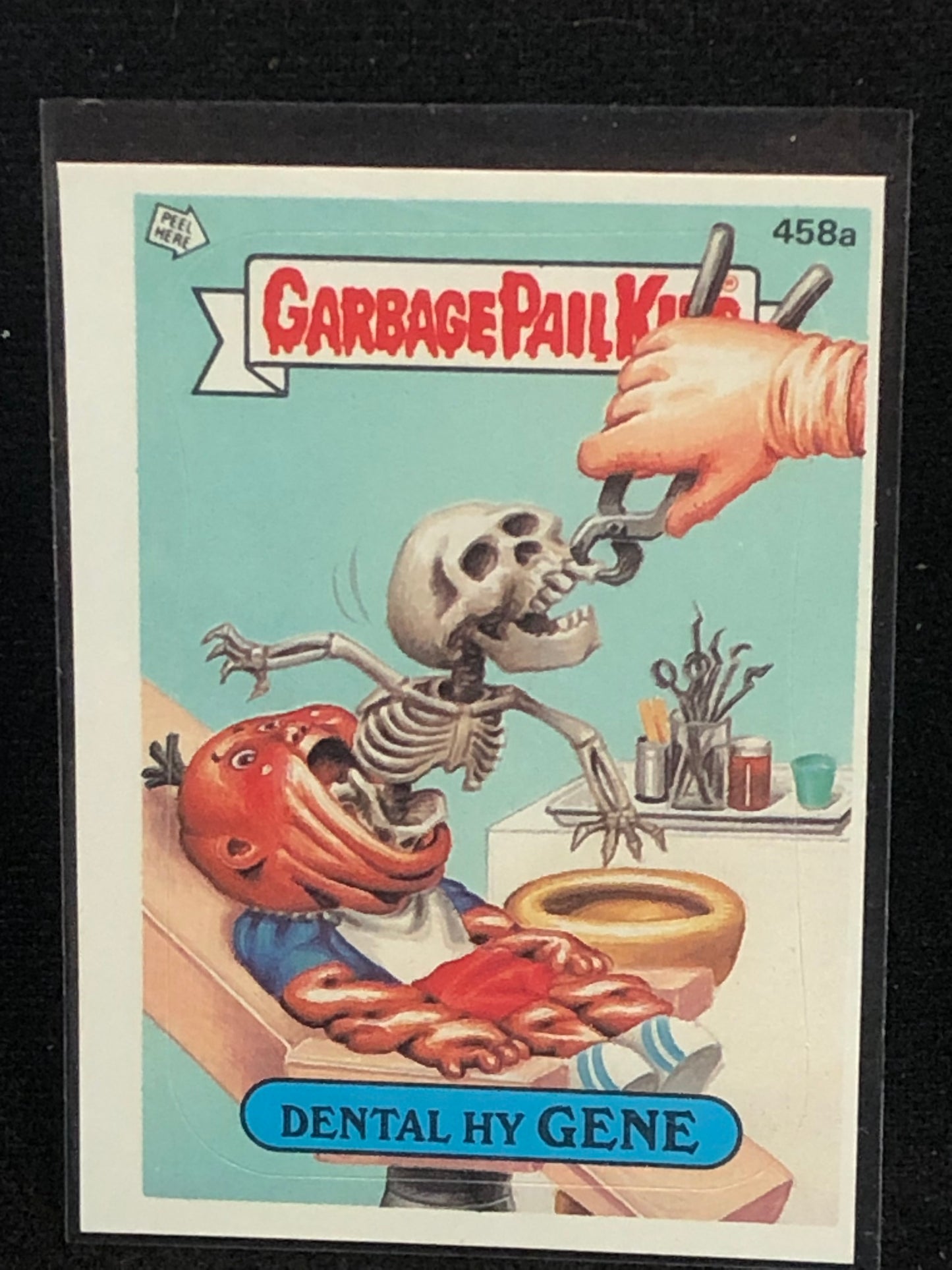 Garbage Pail Kids Original Series 11 (os11) 458a Dental Hy Gene