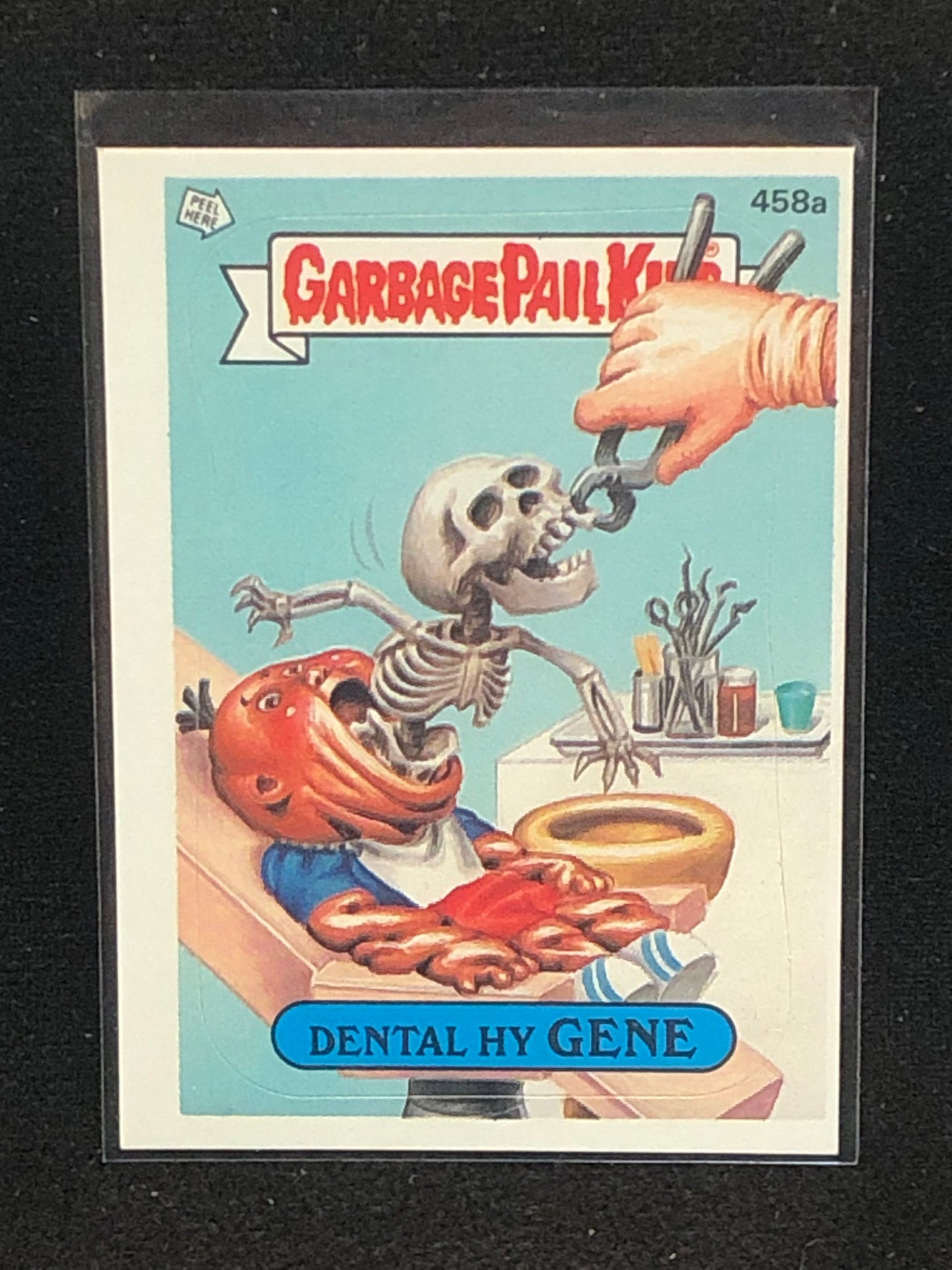 Garbage Pail Kids Original Series 11 (os11) 458a Dental Hy Gene