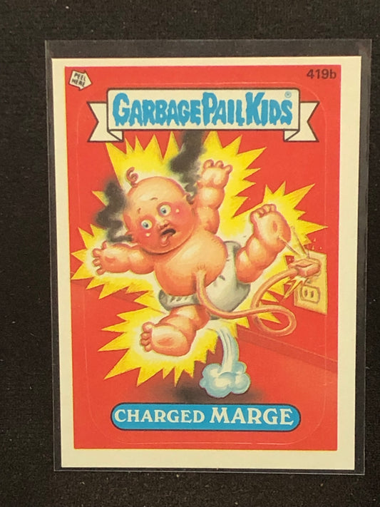 Garbage Pail Kids Original Series 11 (os11) 419b Charged Marge
