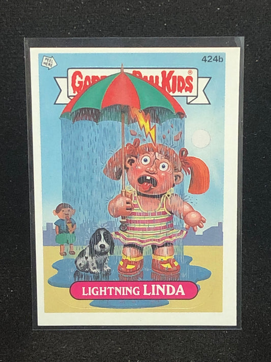 Garbage Pail Kids Original Series 11 (os11) 424b Lightning Linda