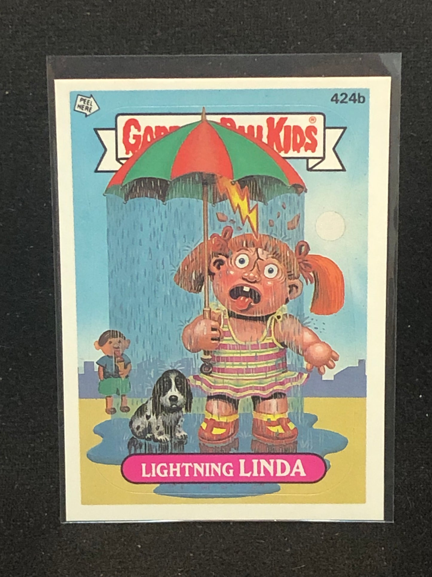 Garbage Pail Kids Original Series 11 (os11) 424b Lightning Linda